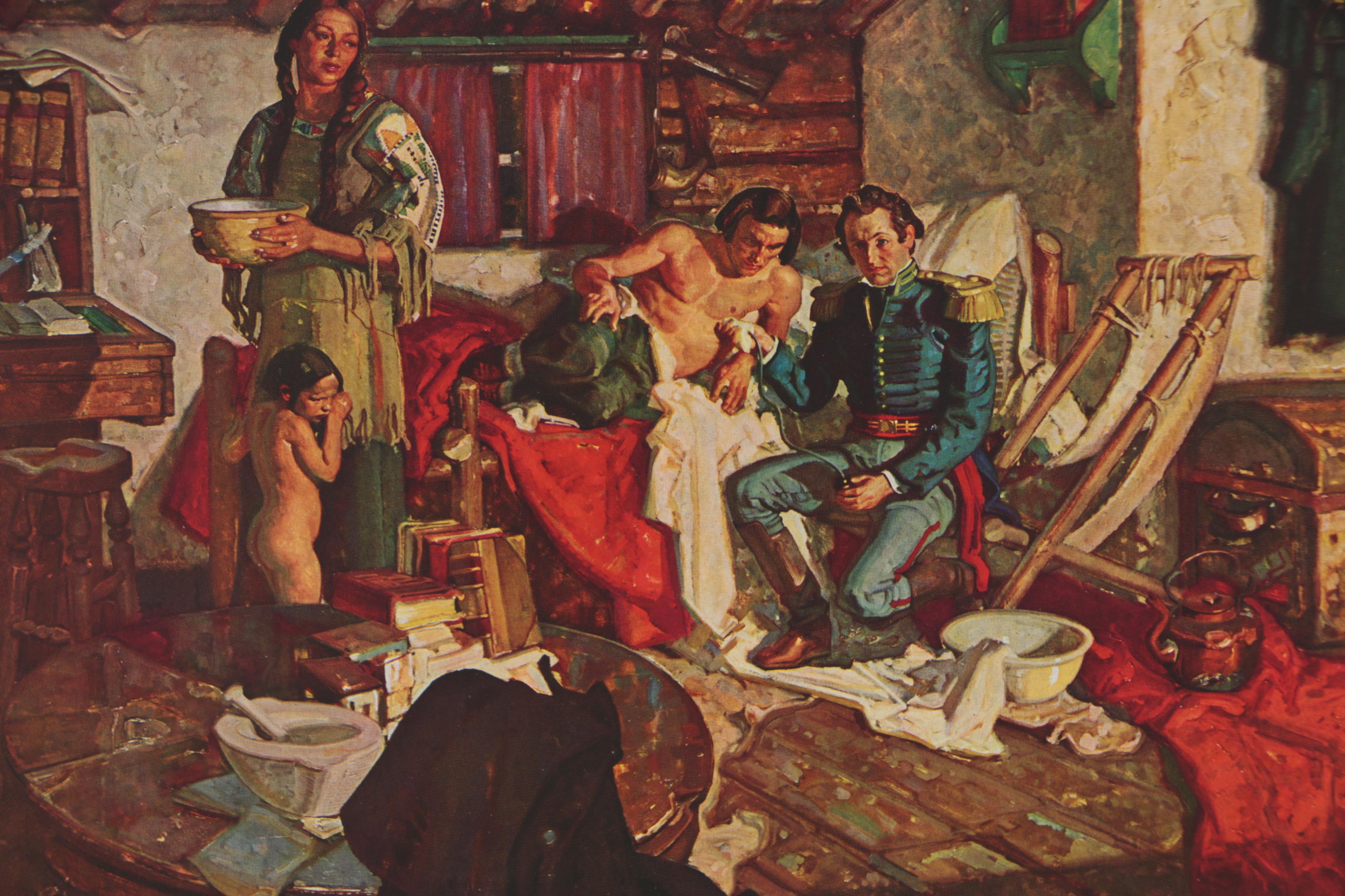 Offset Lithographs after Dean Cornwell "Pioneers of American Medicine" Series