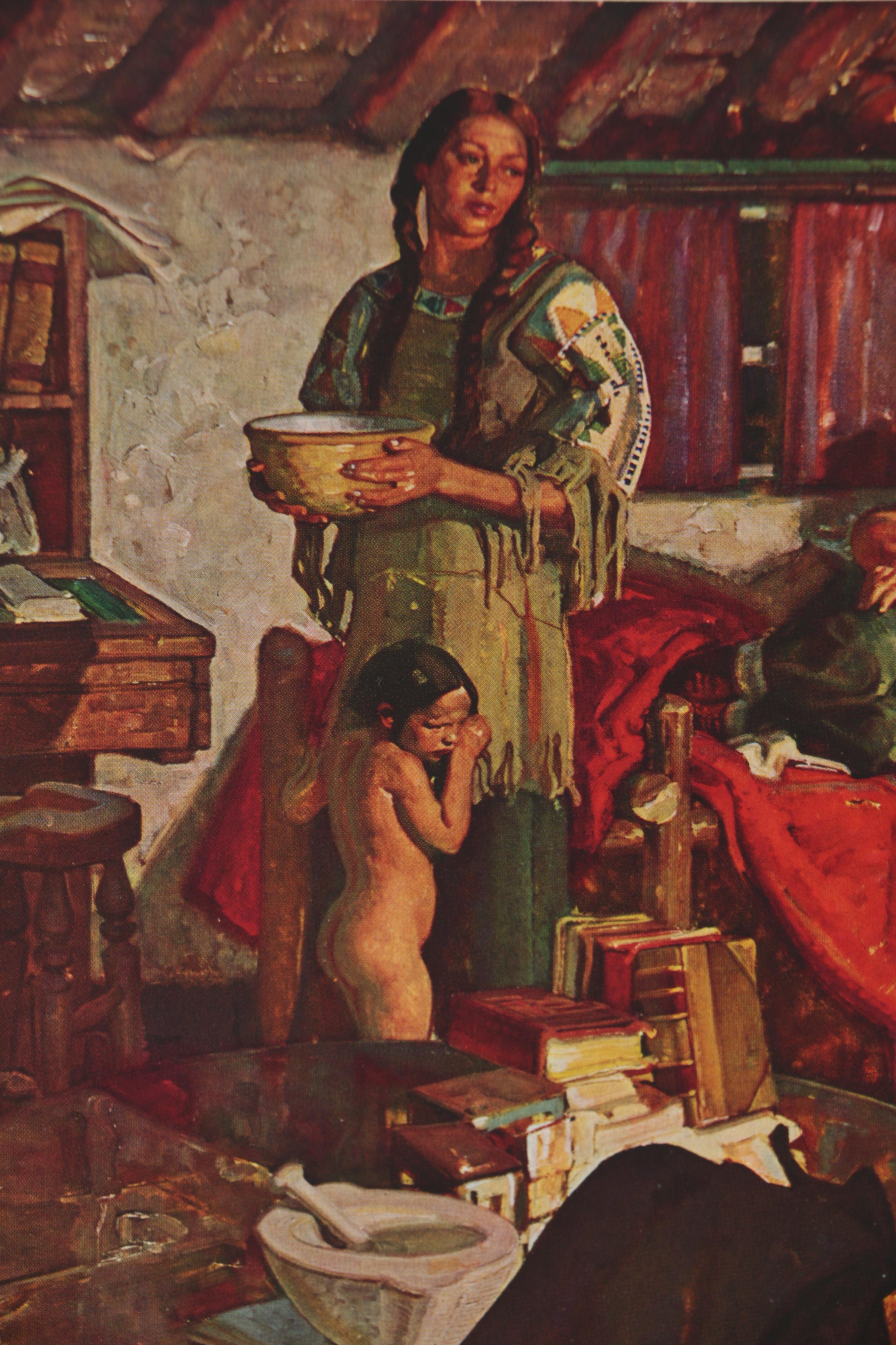 Offset Lithographs after Dean Cornwell "Pioneers of American Medicine" Series