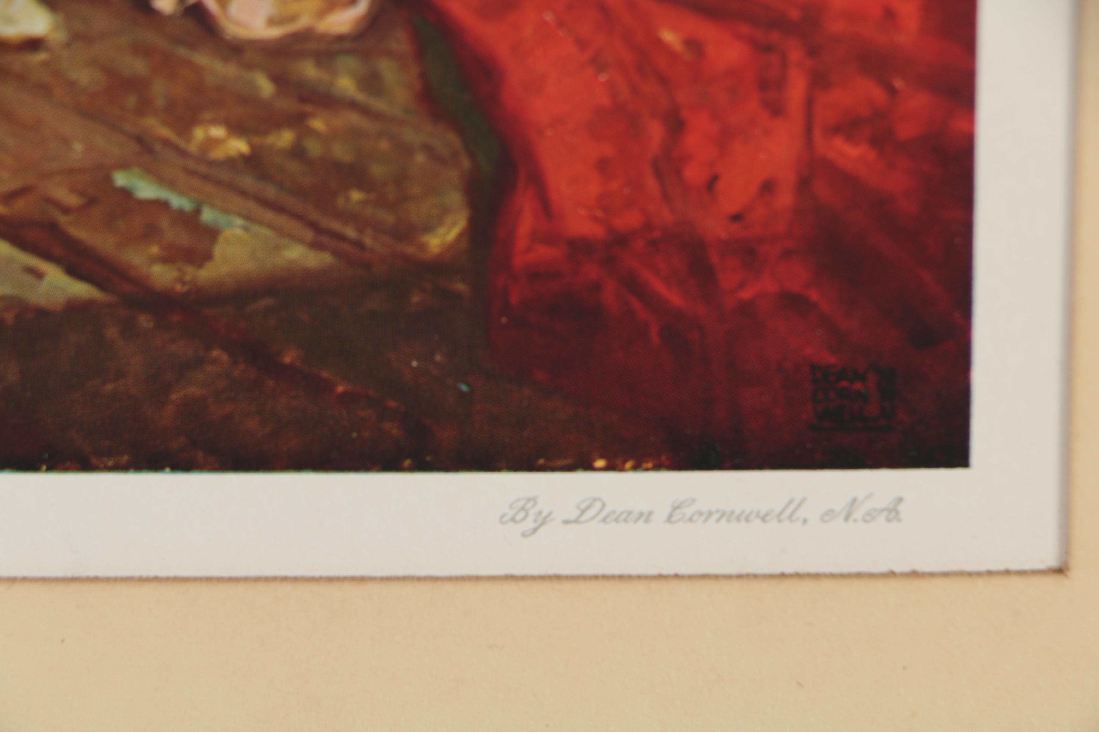 Offset Lithographs after Dean Cornwell "Pioneers of American Medicine" Series