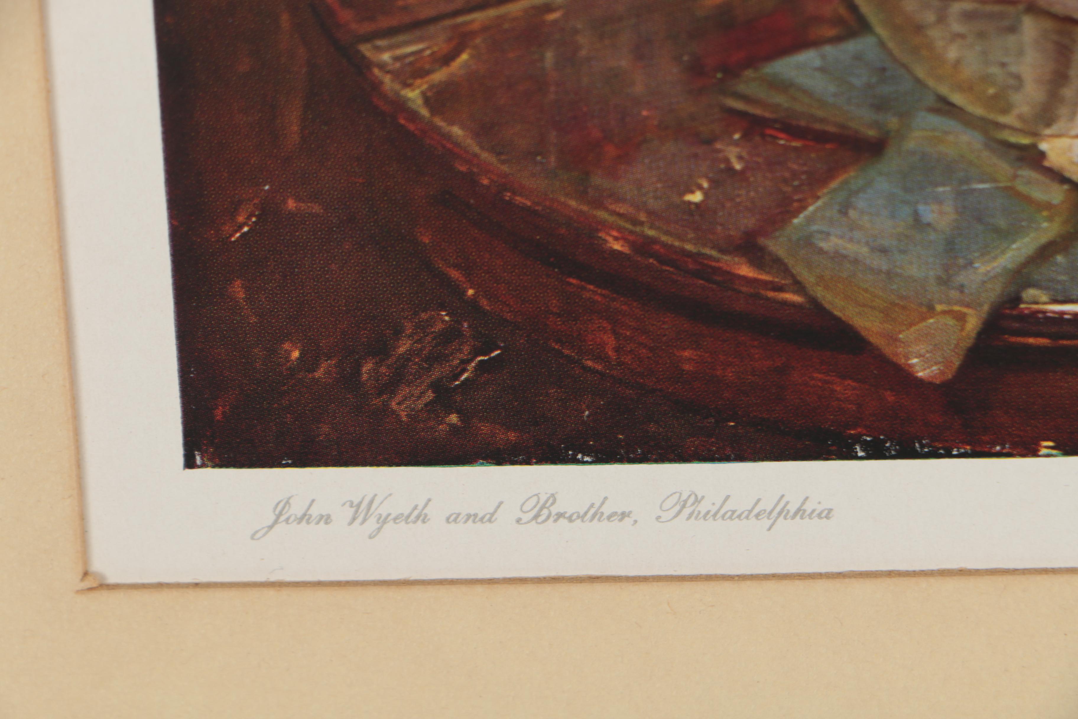 Offset Lithographs after Dean Cornwell "Pioneers of American Medicine" Series