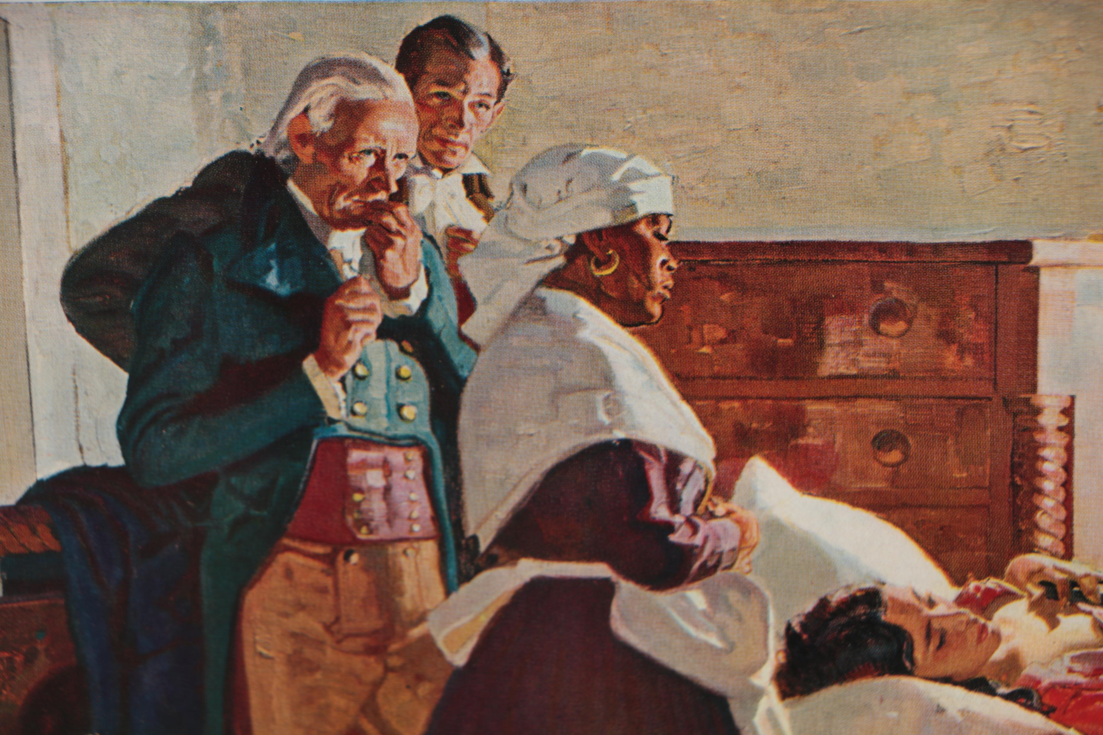 Offset Lithographs after Dean Cornwell "Pioneers of American Medicine" Series