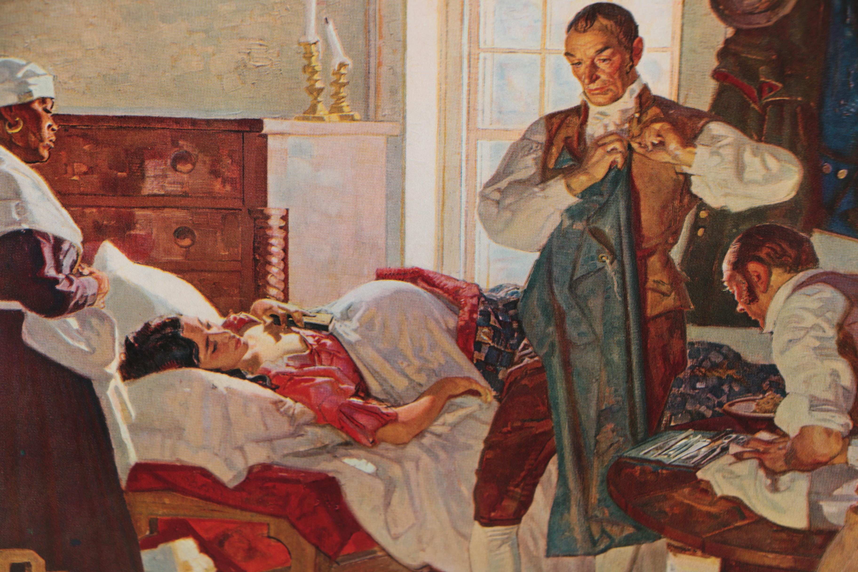 Offset Lithographs after Dean Cornwell "Pioneers of American Medicine" Series