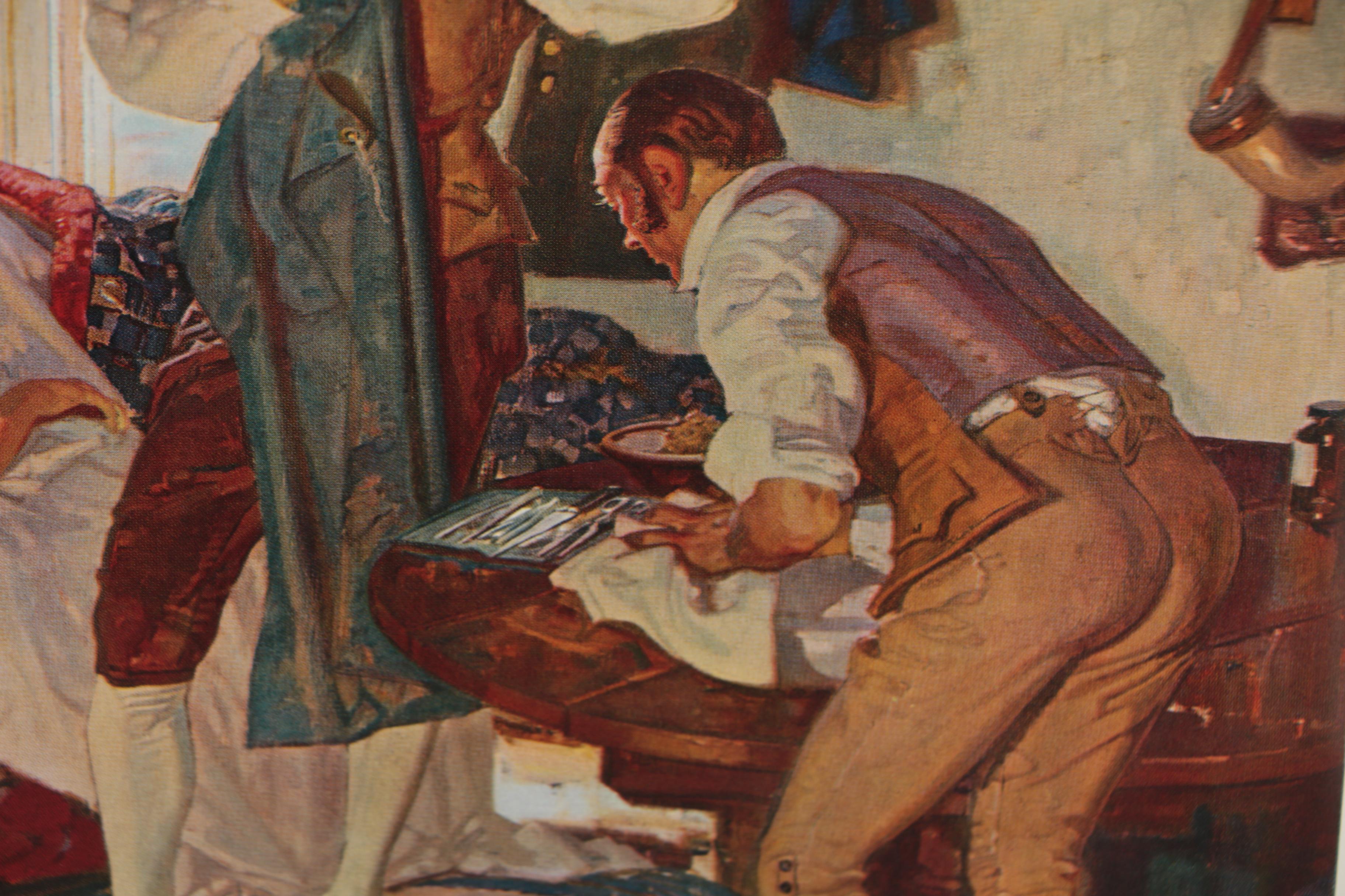 Offset Lithographs after Dean Cornwell "Pioneers of American Medicine" Series