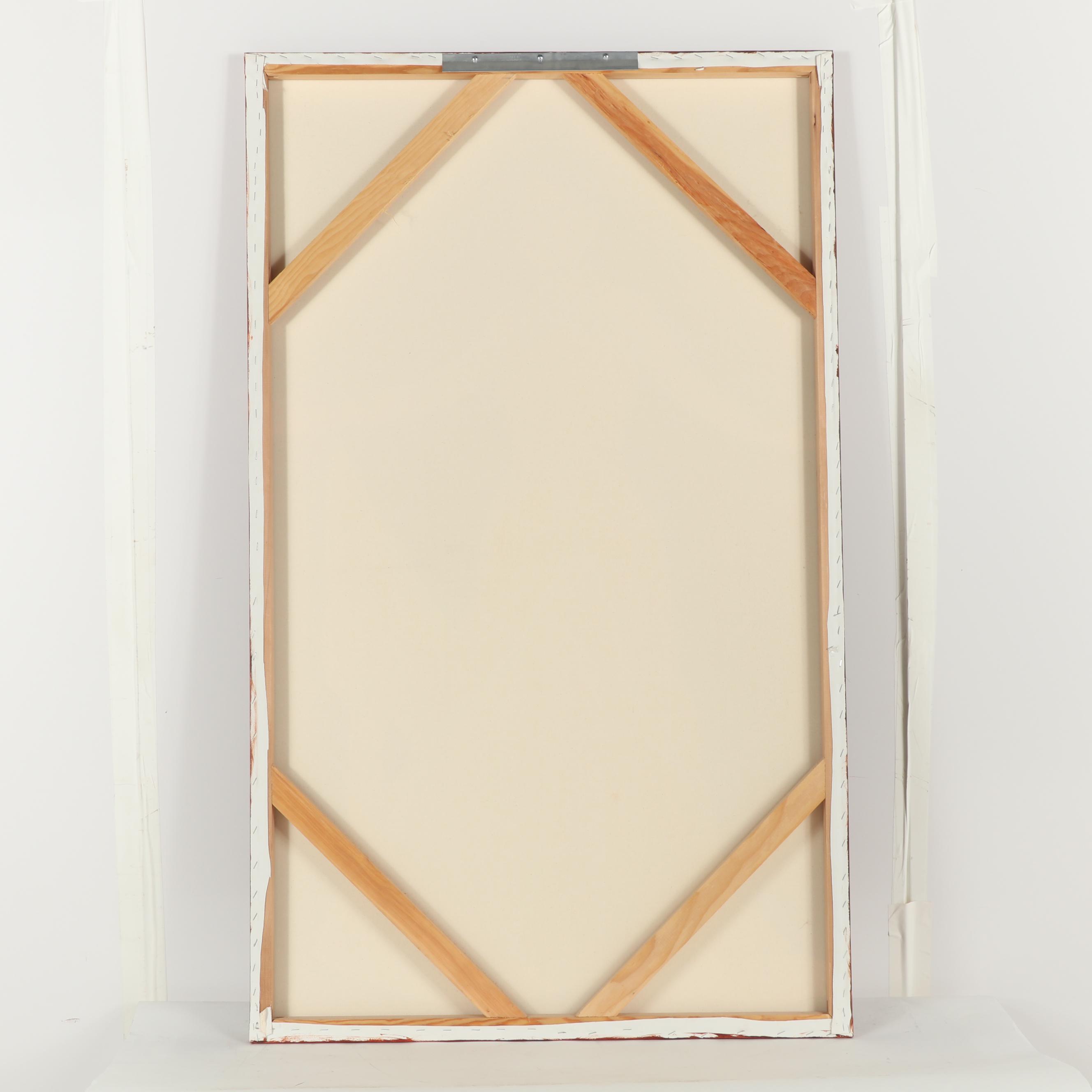 Darrah Dean Gooden Full-Length Oil Portrait of Woman in Yellow Gown