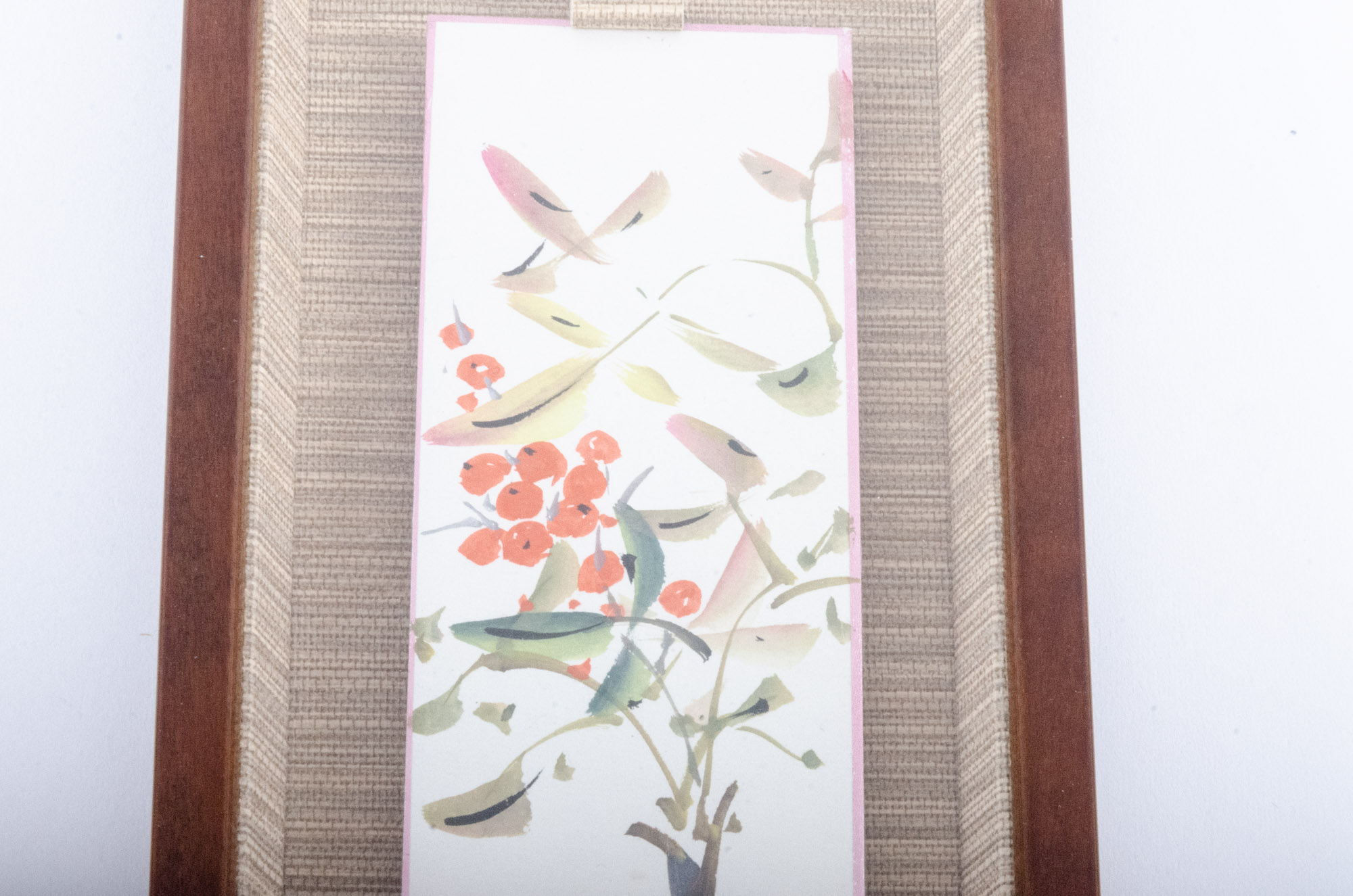 Japanese Floral Watercolor Paintings, Late 20th Century