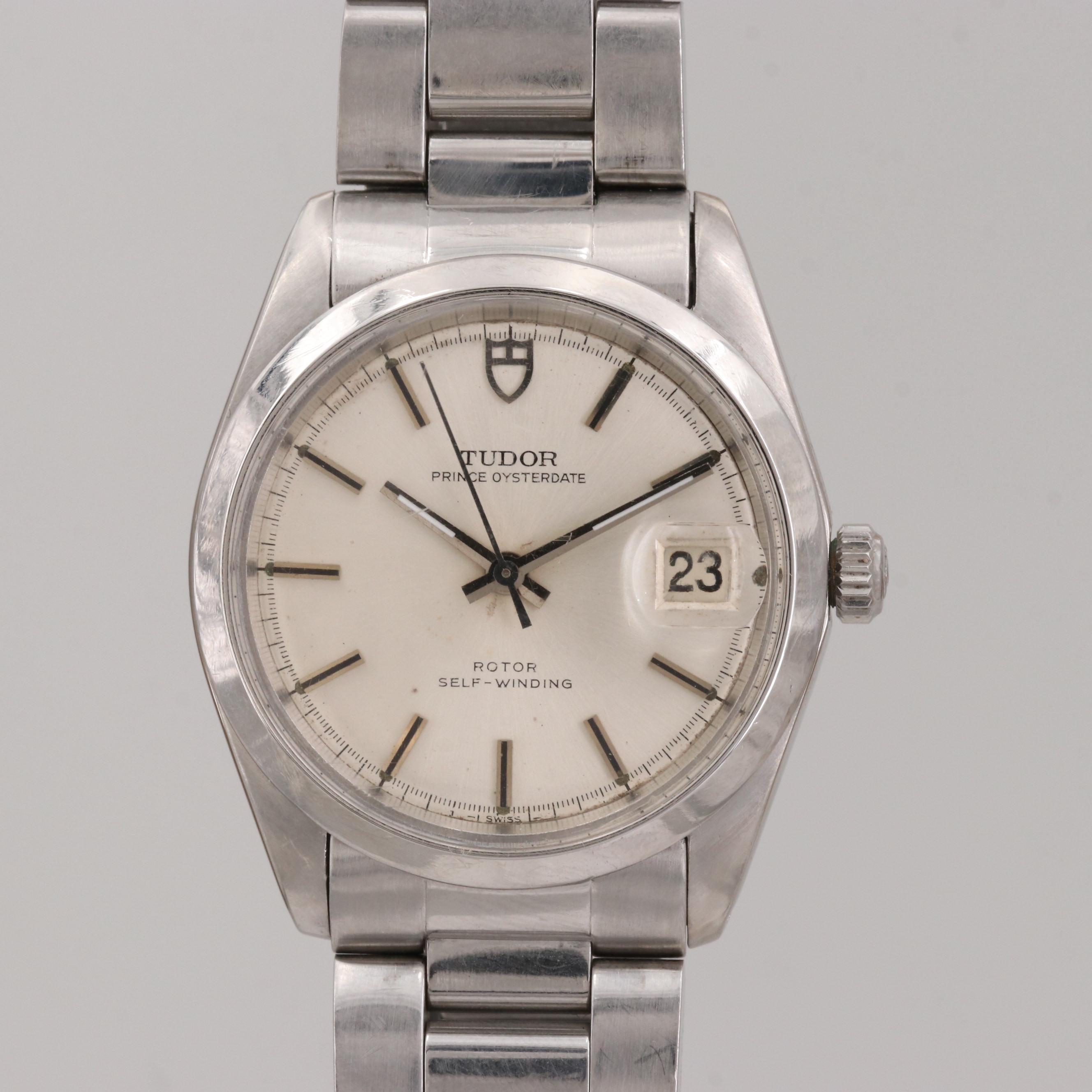 Tudor Prince Oyster Date Stainless Steel Watch, 1977