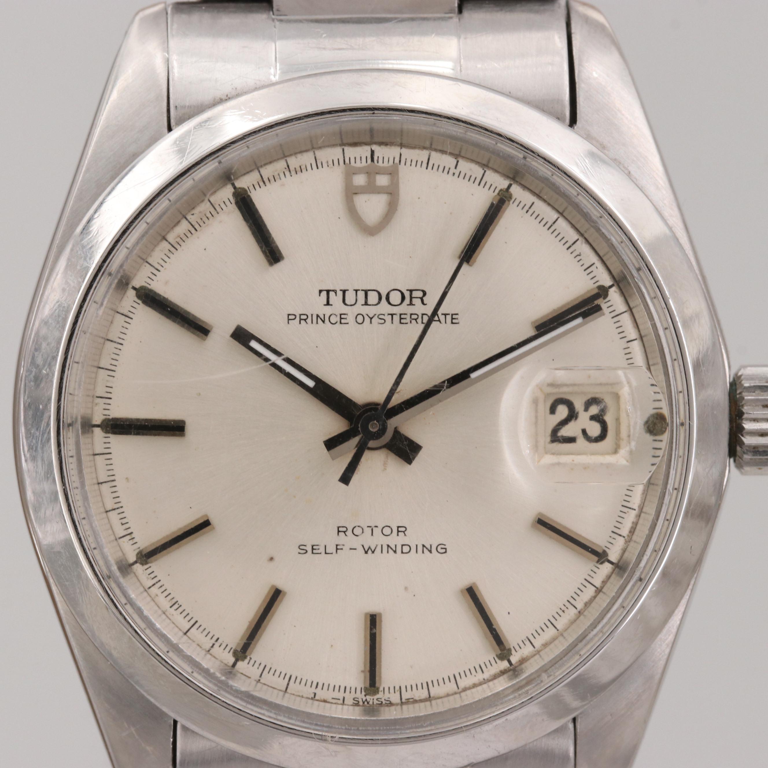 Tudor Prince Oyster Date Stainless Steel Watch, 1977