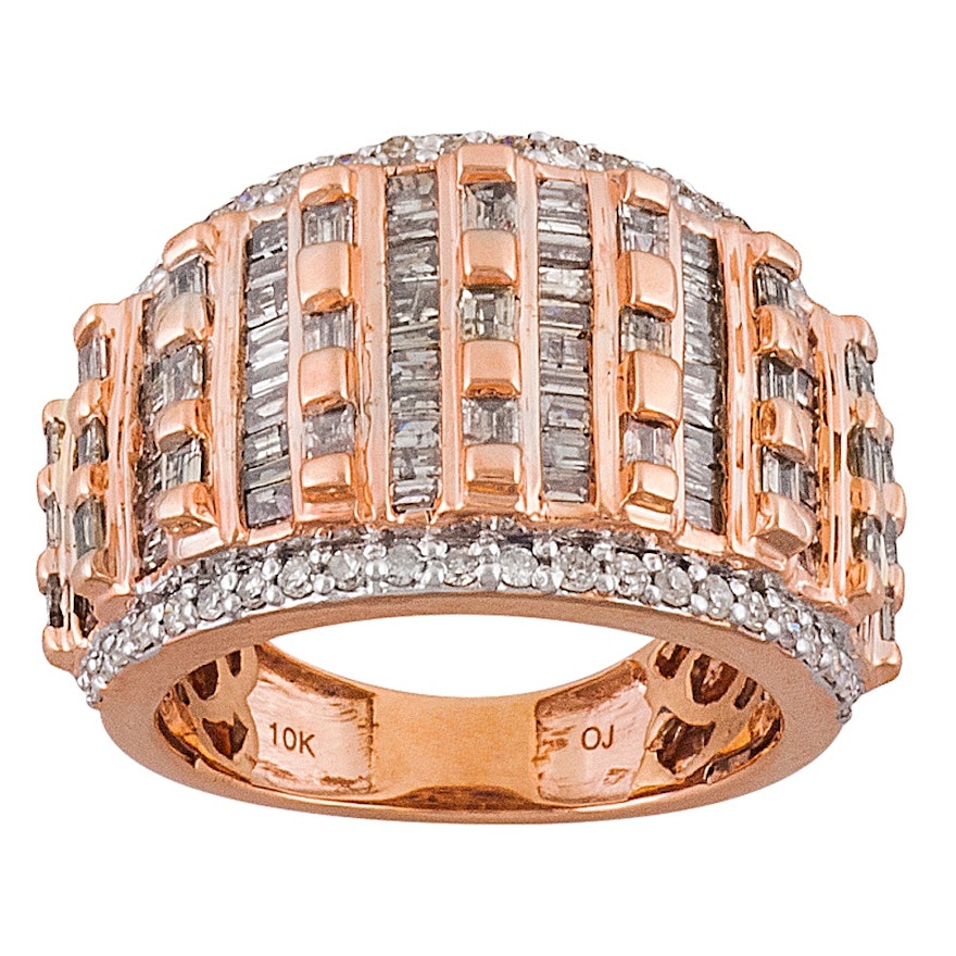 10K Gold Diamond Ring