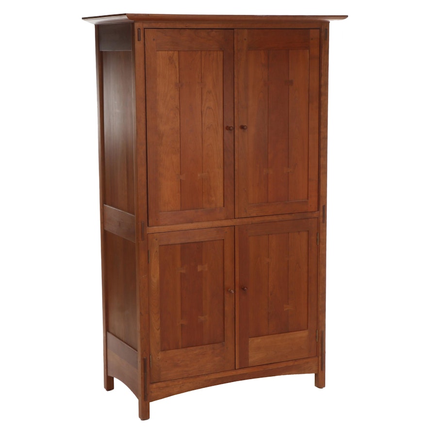 Stickley Mission Style Oak Media Cabinet