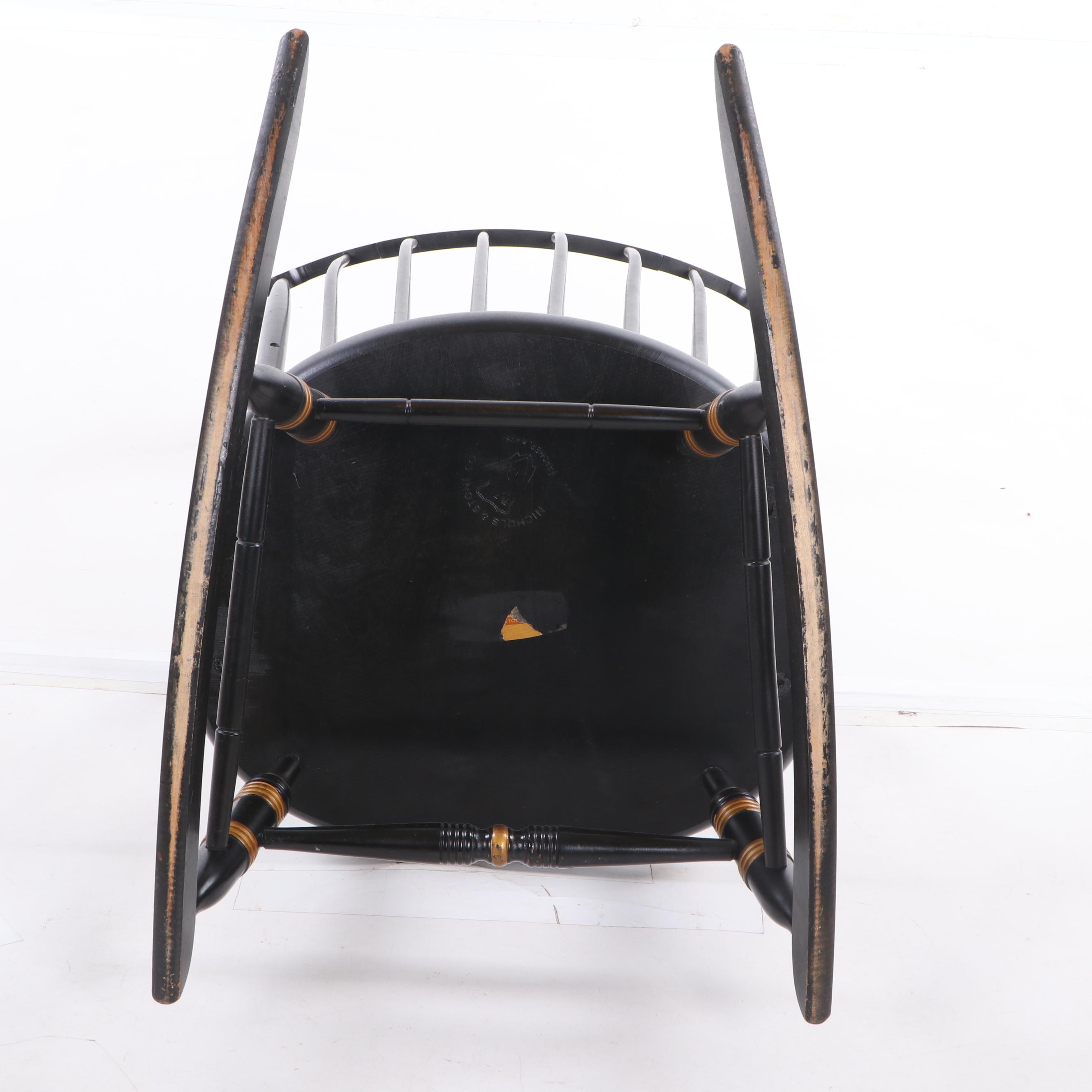 Nichols and Stone Boston Rocker Painted Wood Rocking Chair, Contemporary