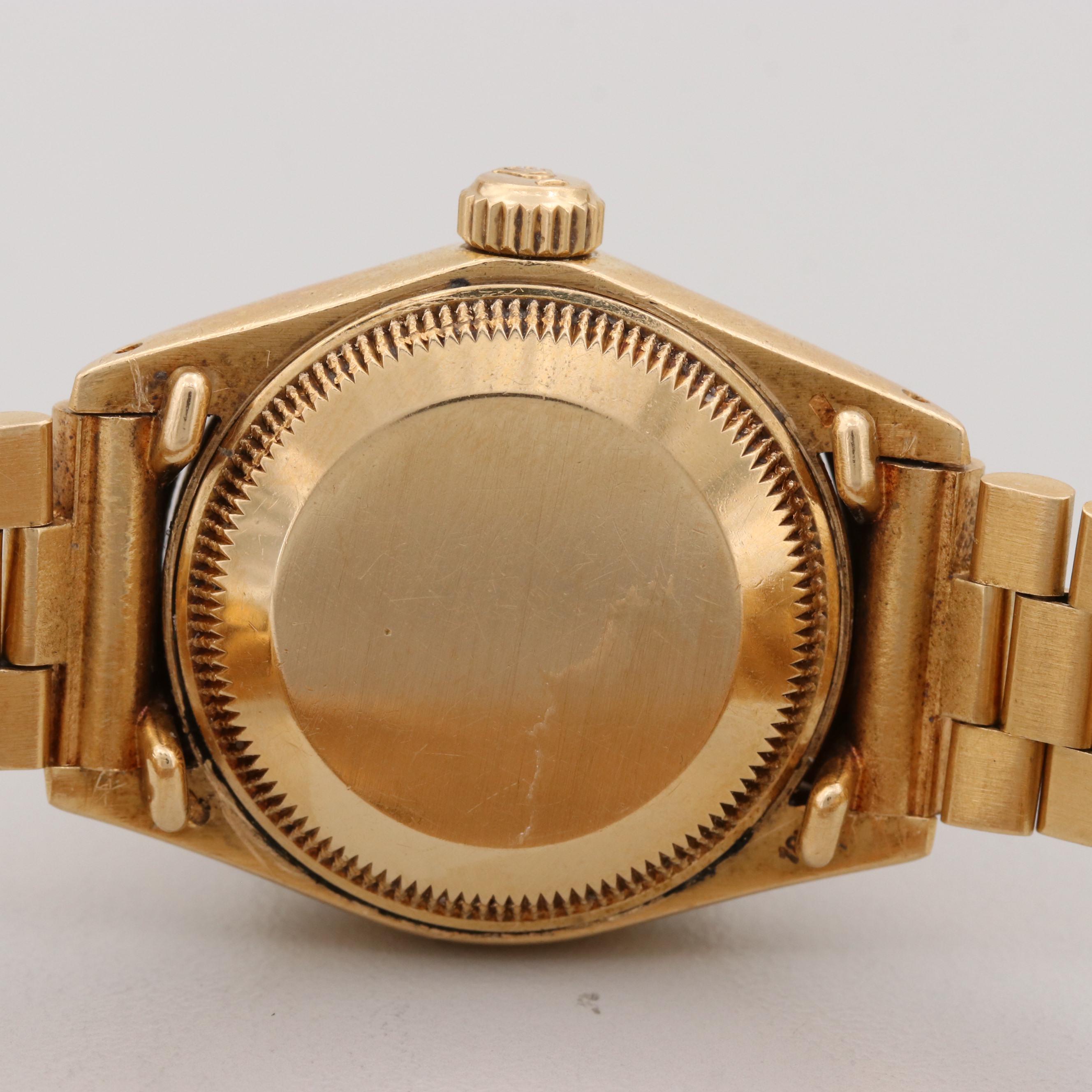 Rolex Ladies President Datejust 18K Yellow Gold Watch, 1979