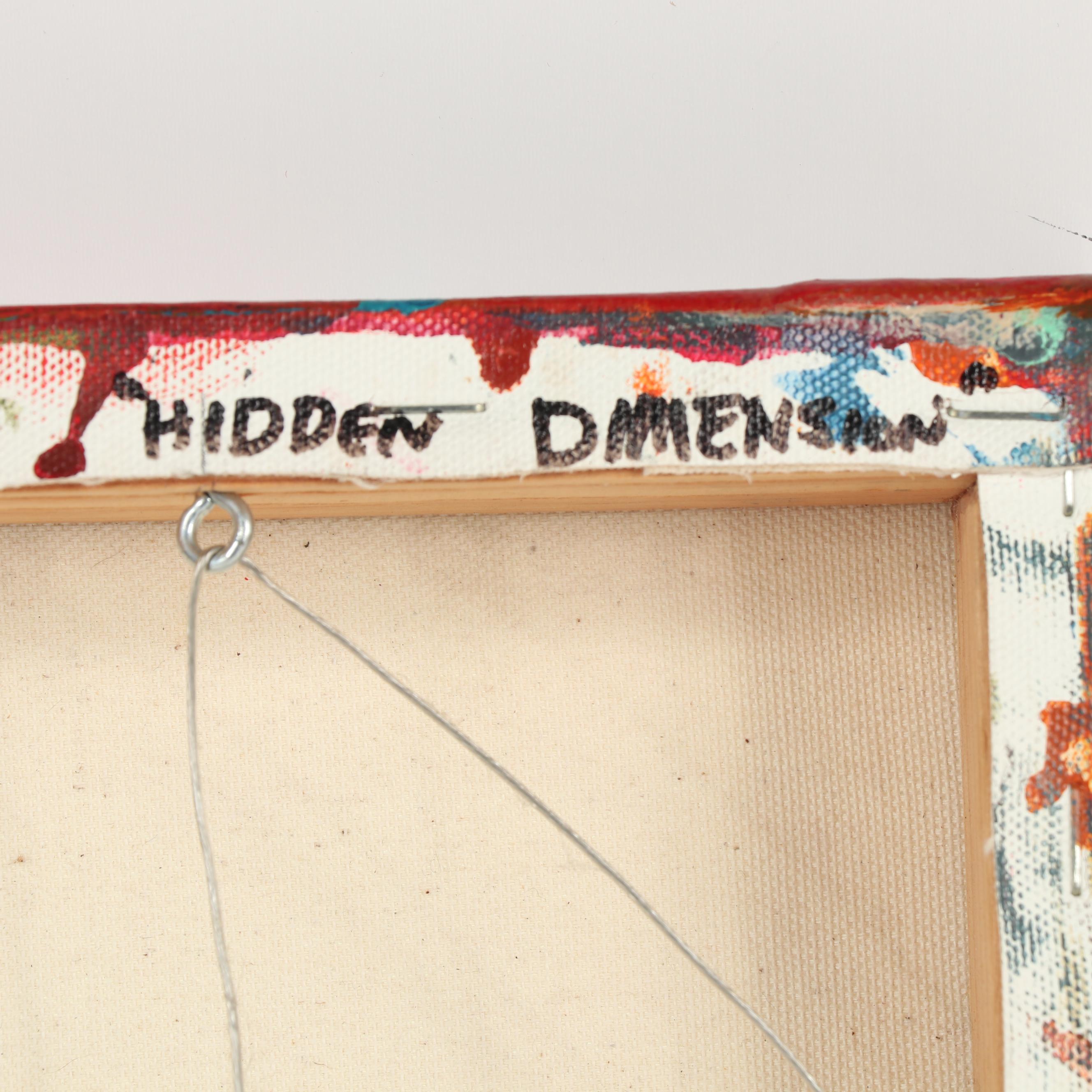 Jo Moncrief Acrylic Painting "Hidden Dimension"