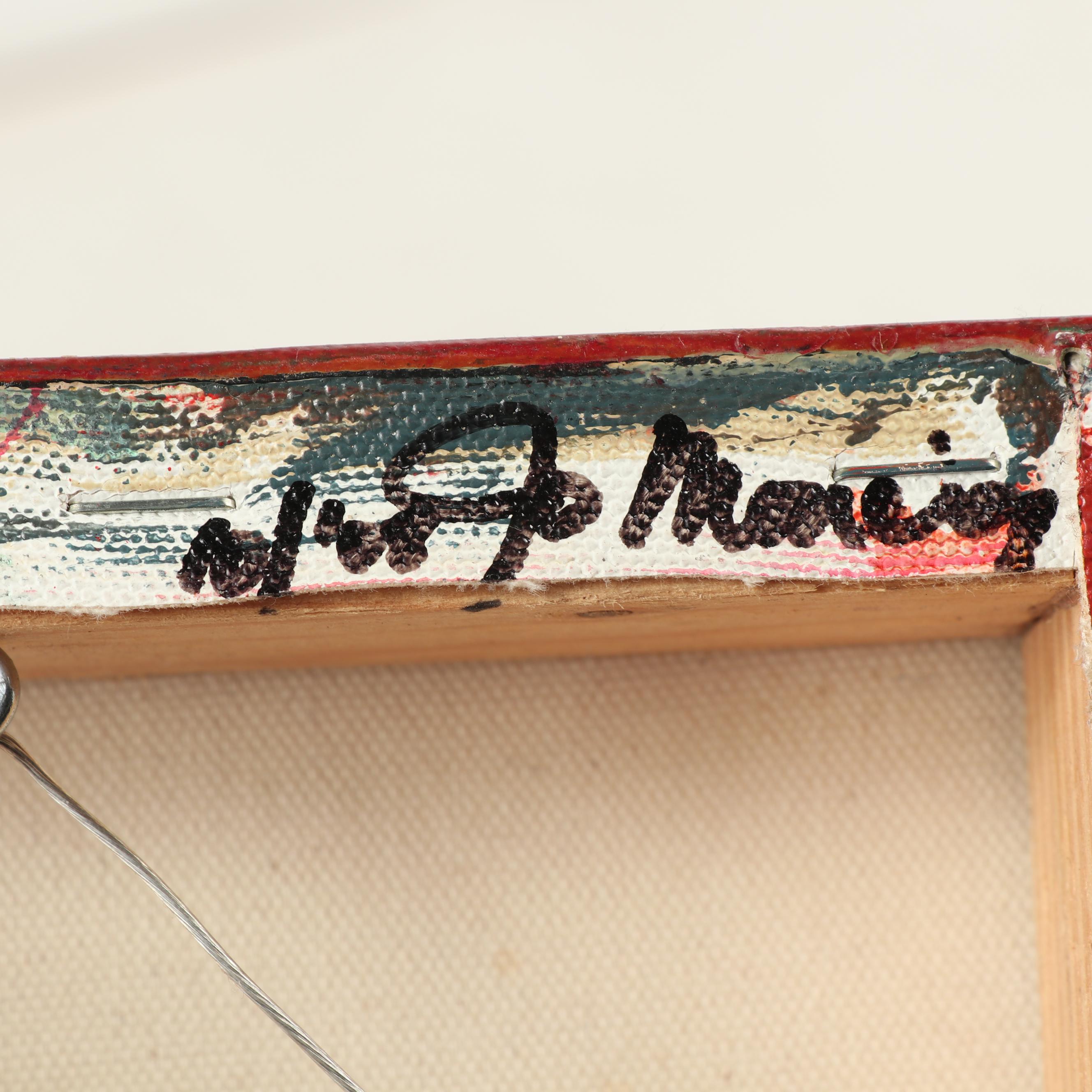 Jo Moncrief Acrylic Painting "Hidden Dimension"