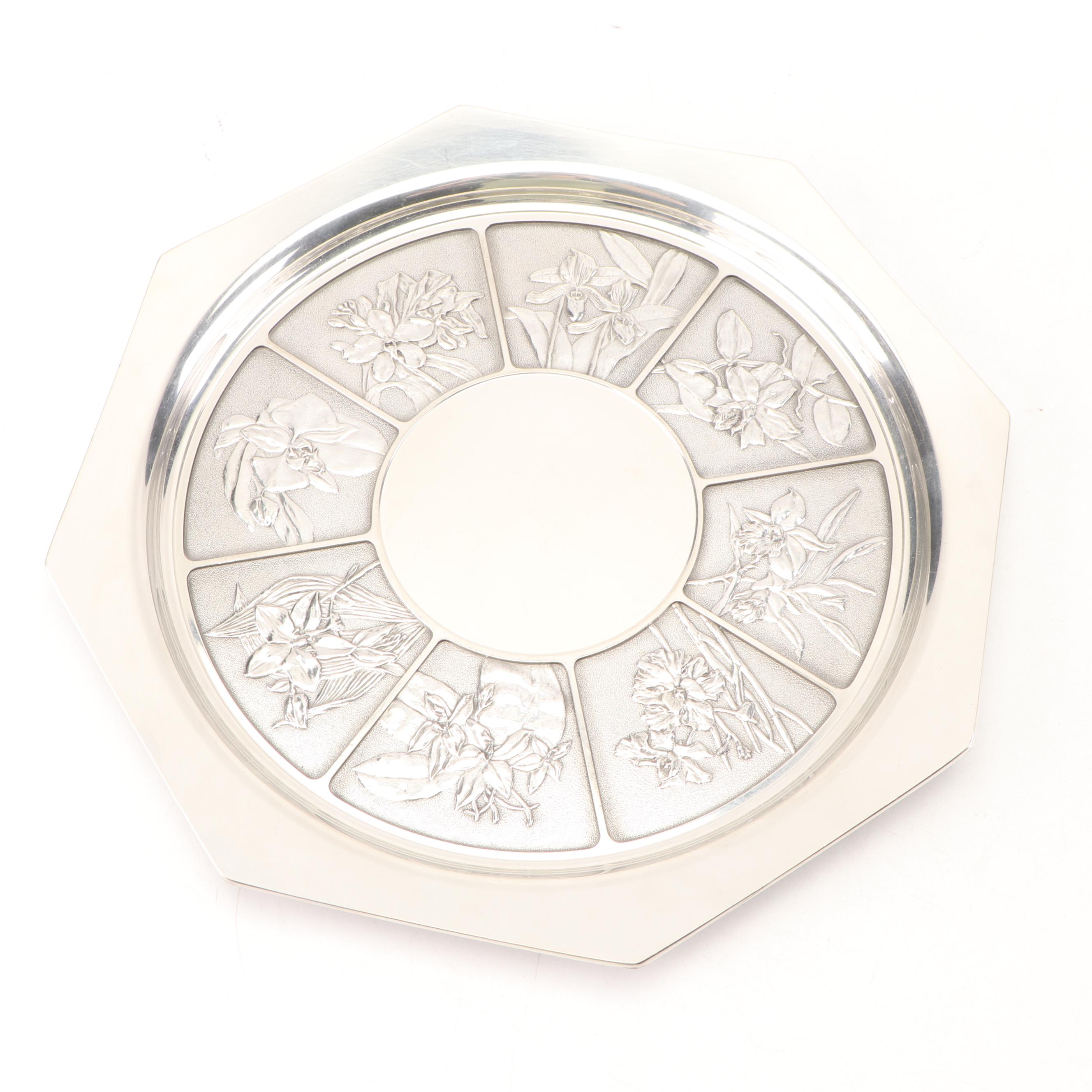 Royal Selangor Pewter Hollowware Teapot with Cream and Sugar Set