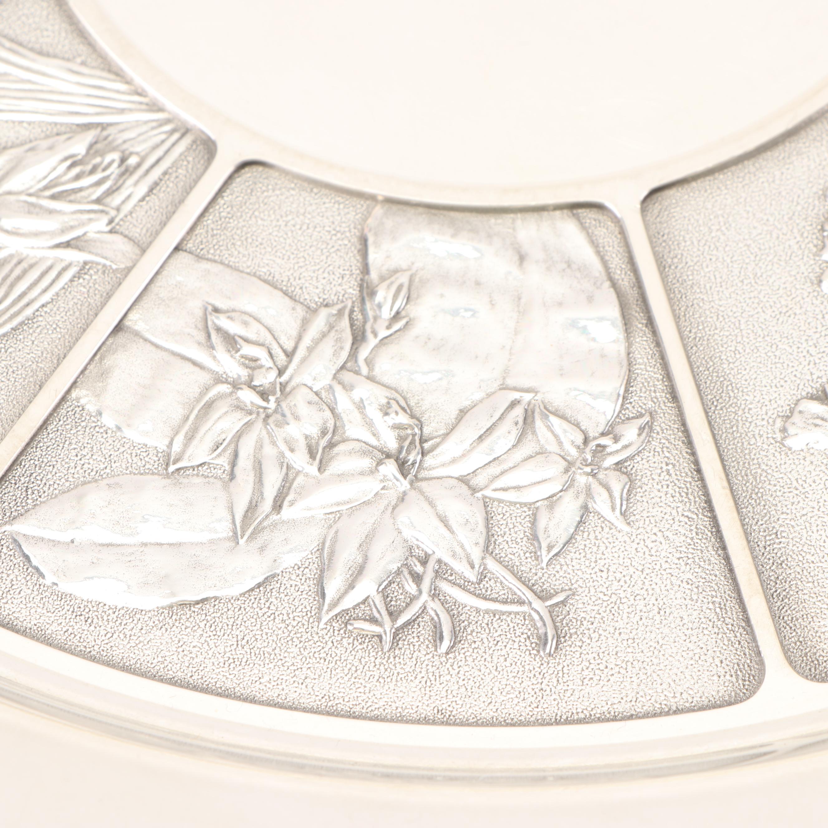 Royal Selangor Pewter Hollowware Teapot with Cream and Sugar Set