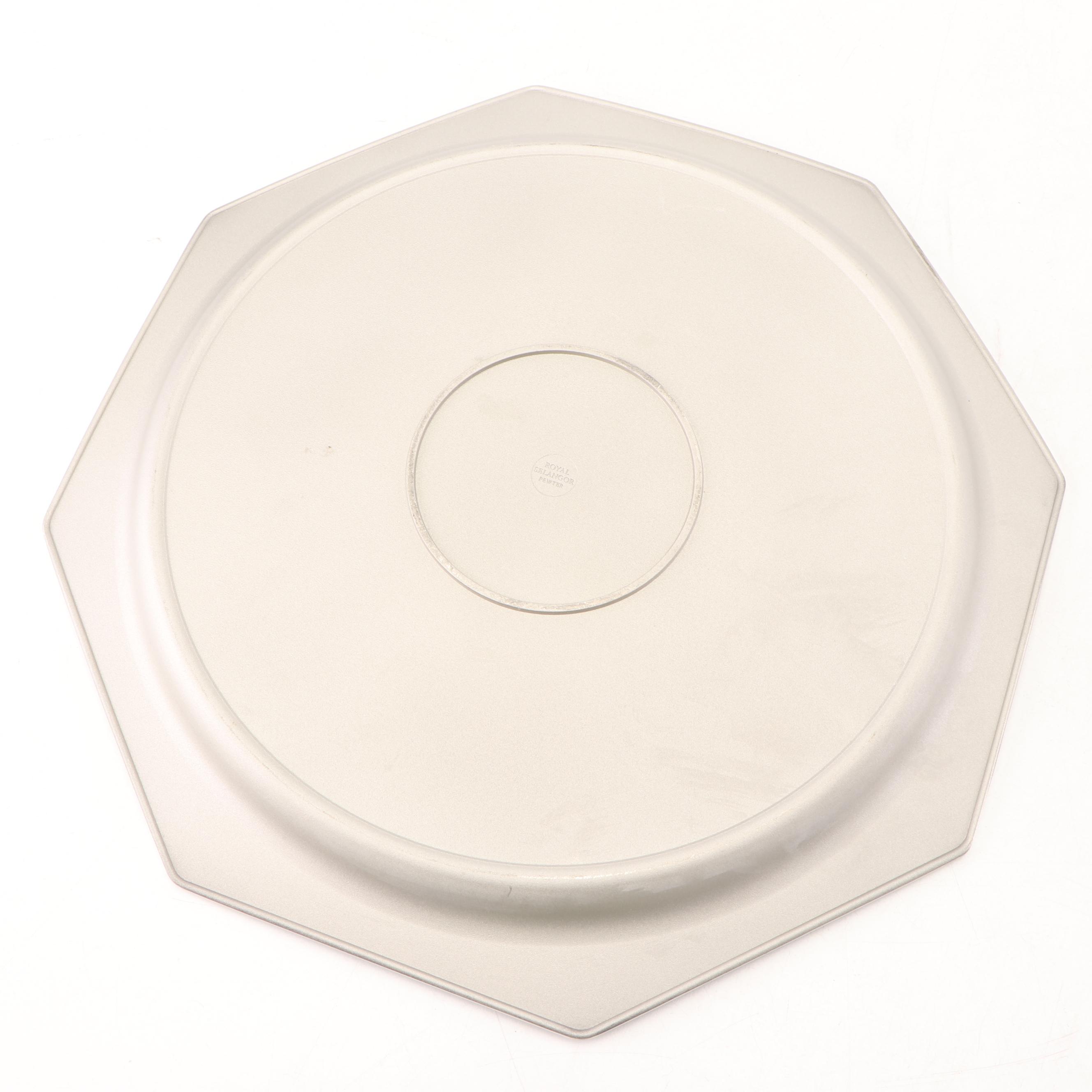 Royal Selangor Pewter Hollowware Teapot with Cream and Sugar Set