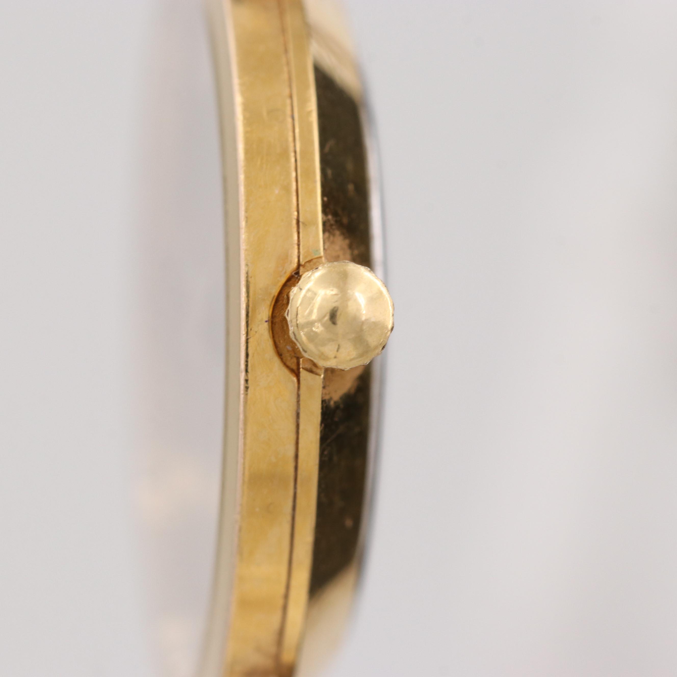Movado Museum Piece Gold Tone Watch