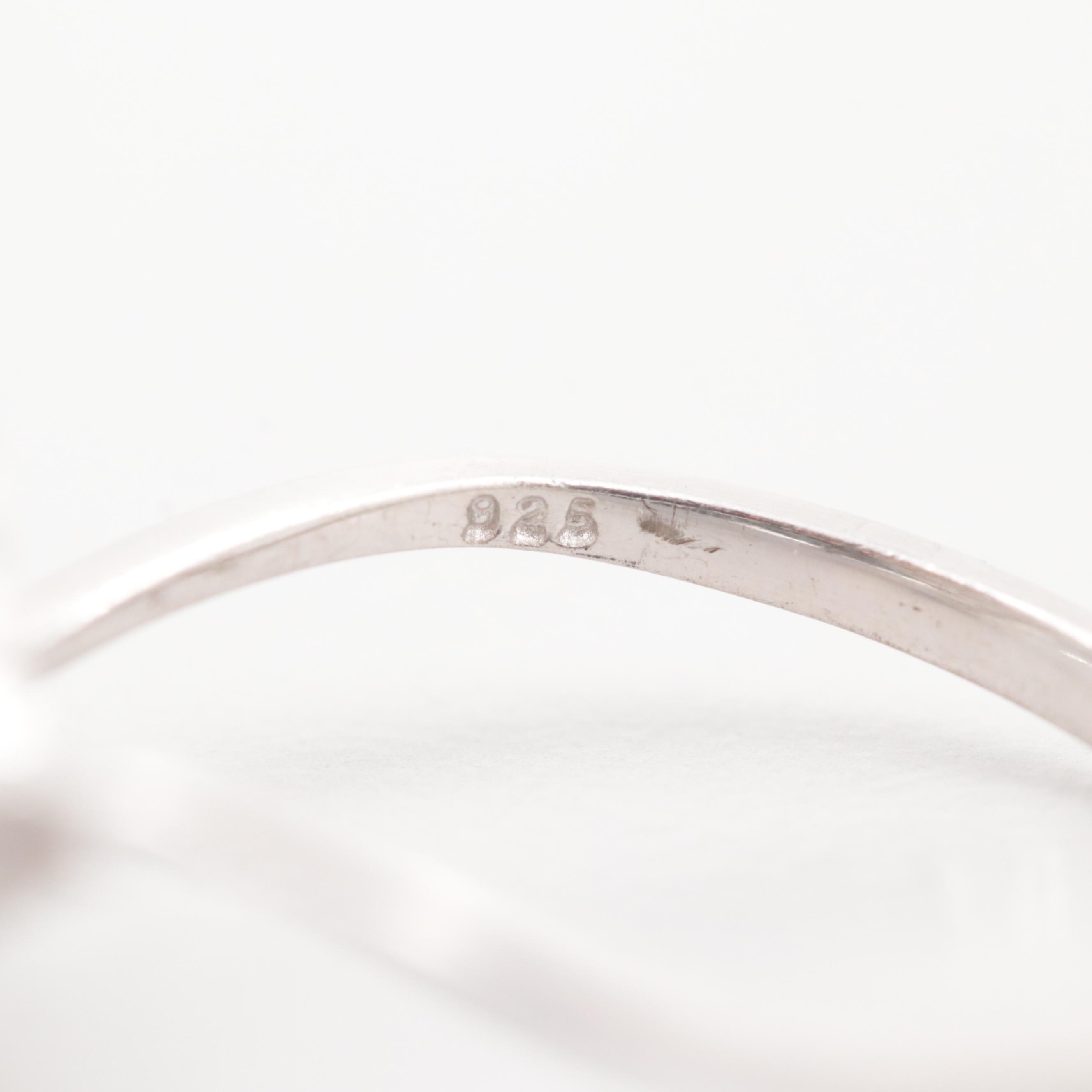 Sterling Silver Diamond Rings