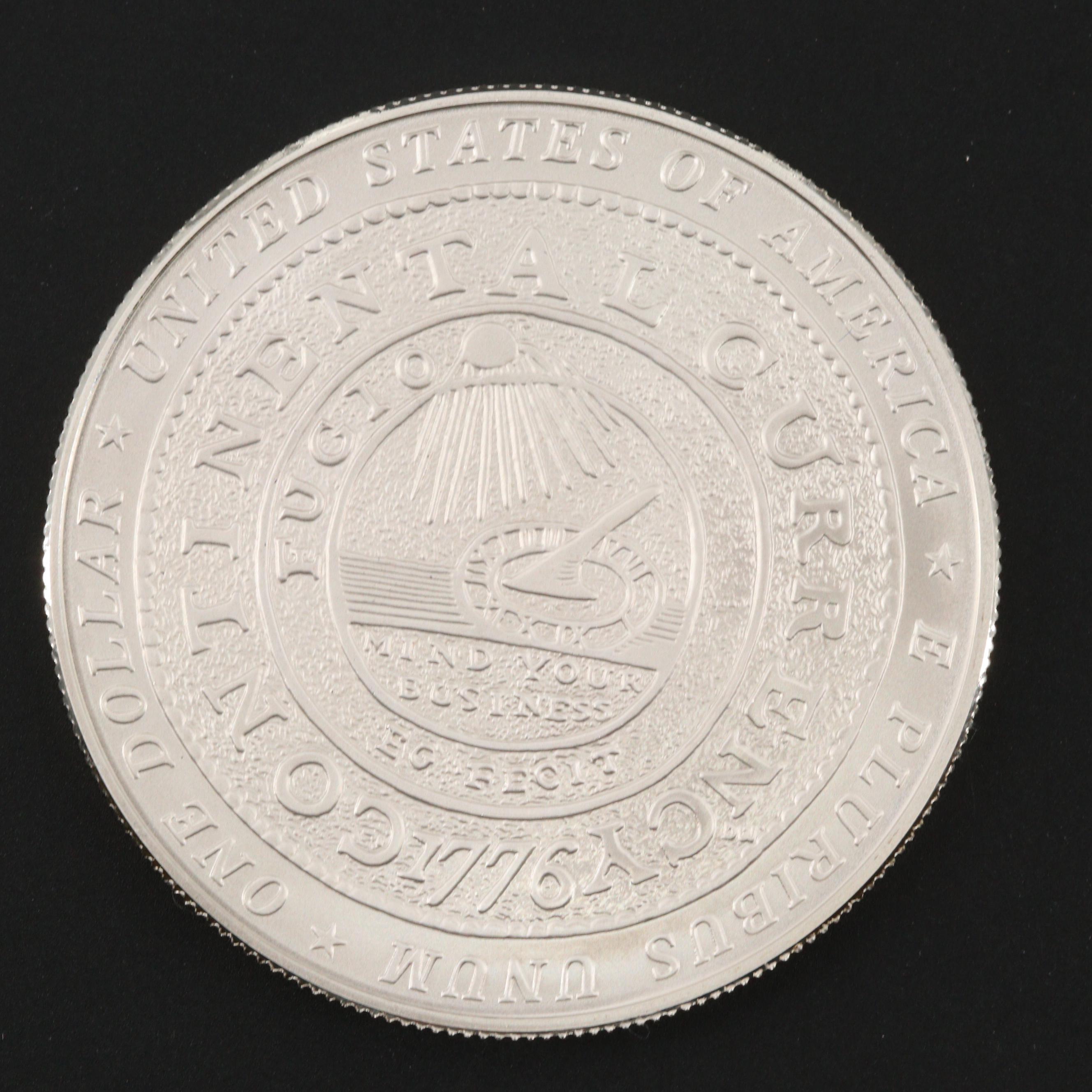 Two U.S. Commemorative Silver Dollars with 2006-P Benjamin Franklin "Scientist"