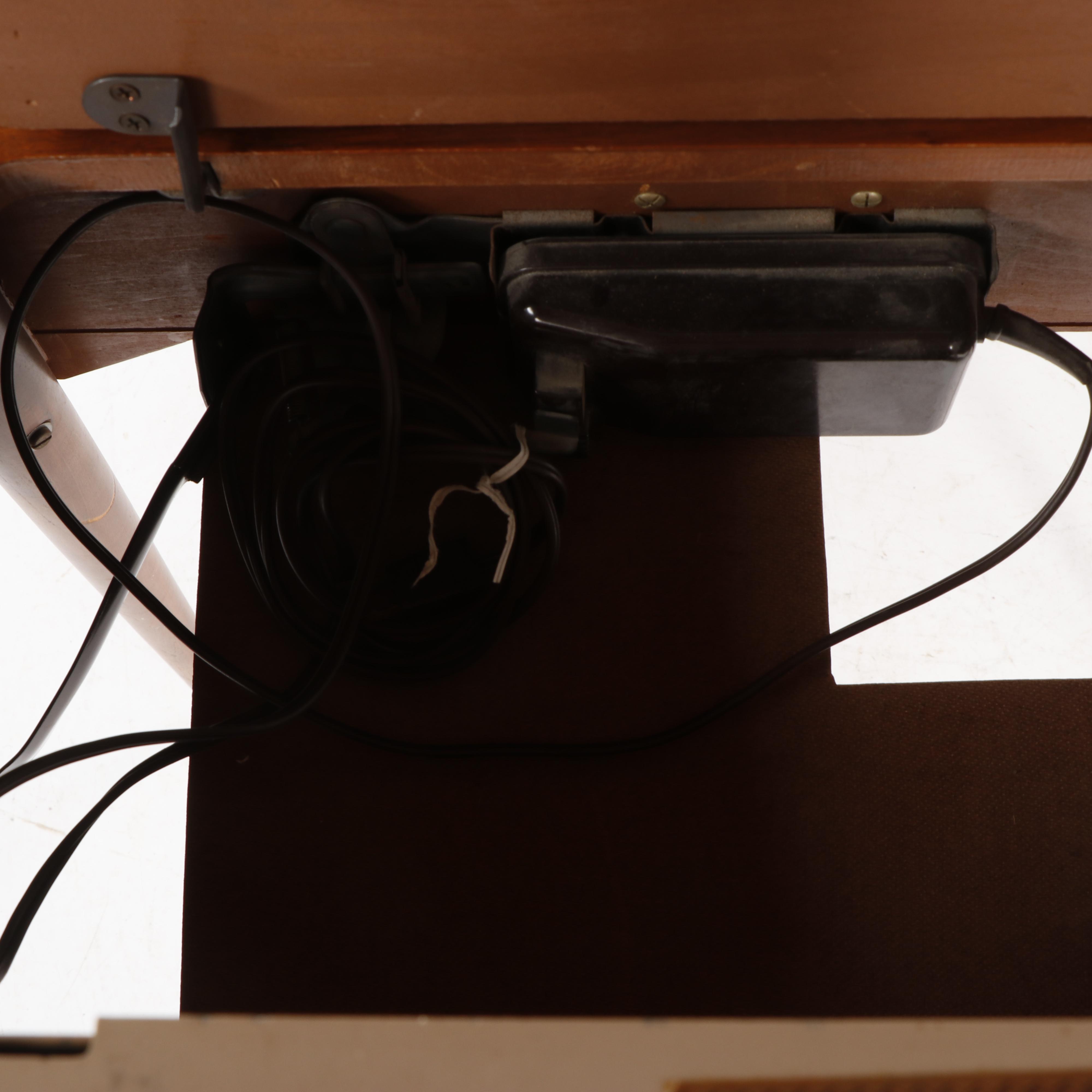 Mid Century Modern Singer 500A Sewing Machine in Table