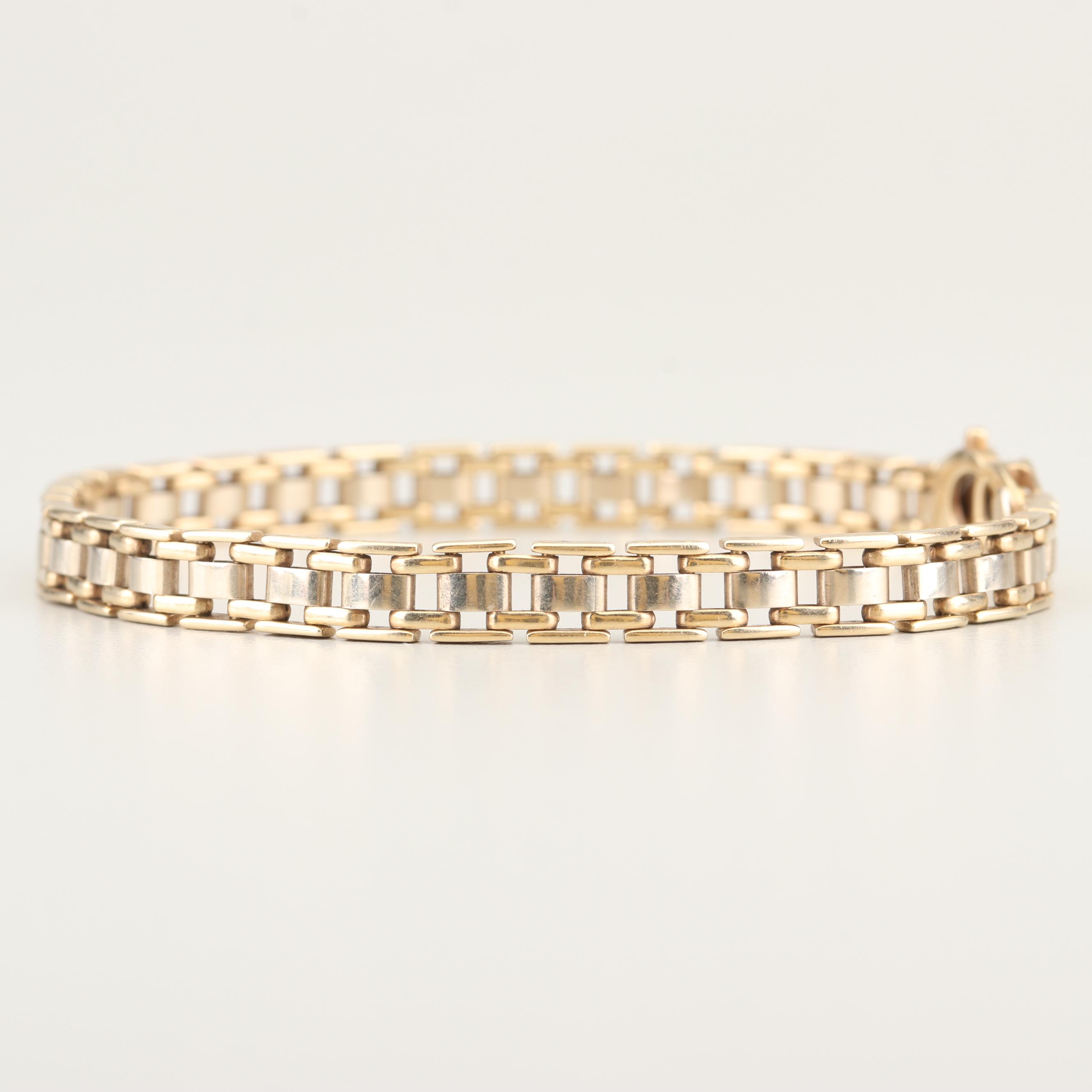 Aurafin 14K Yellow Gold Chain Link Bracelet