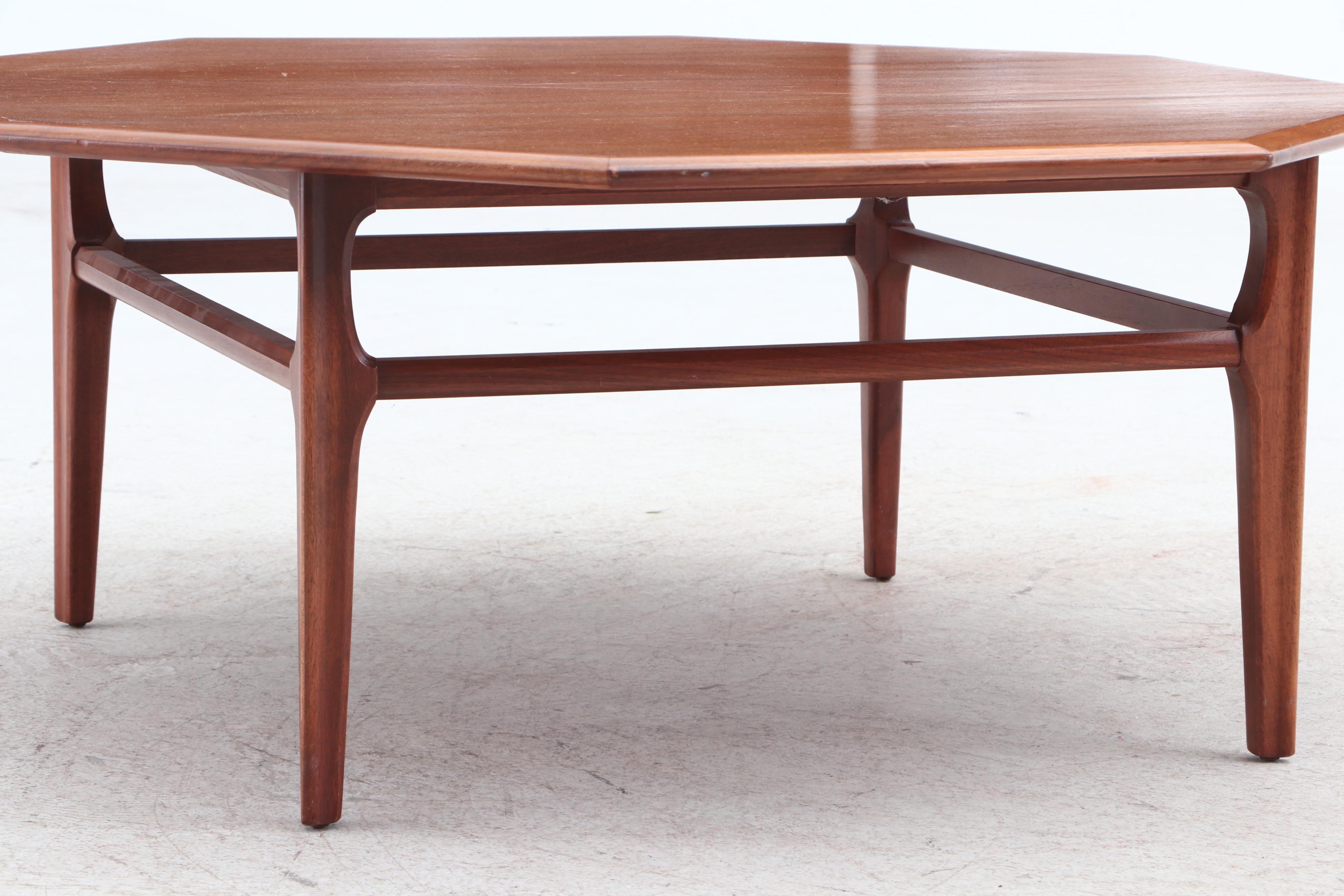 Danish Modern Octagonal Coffee Table