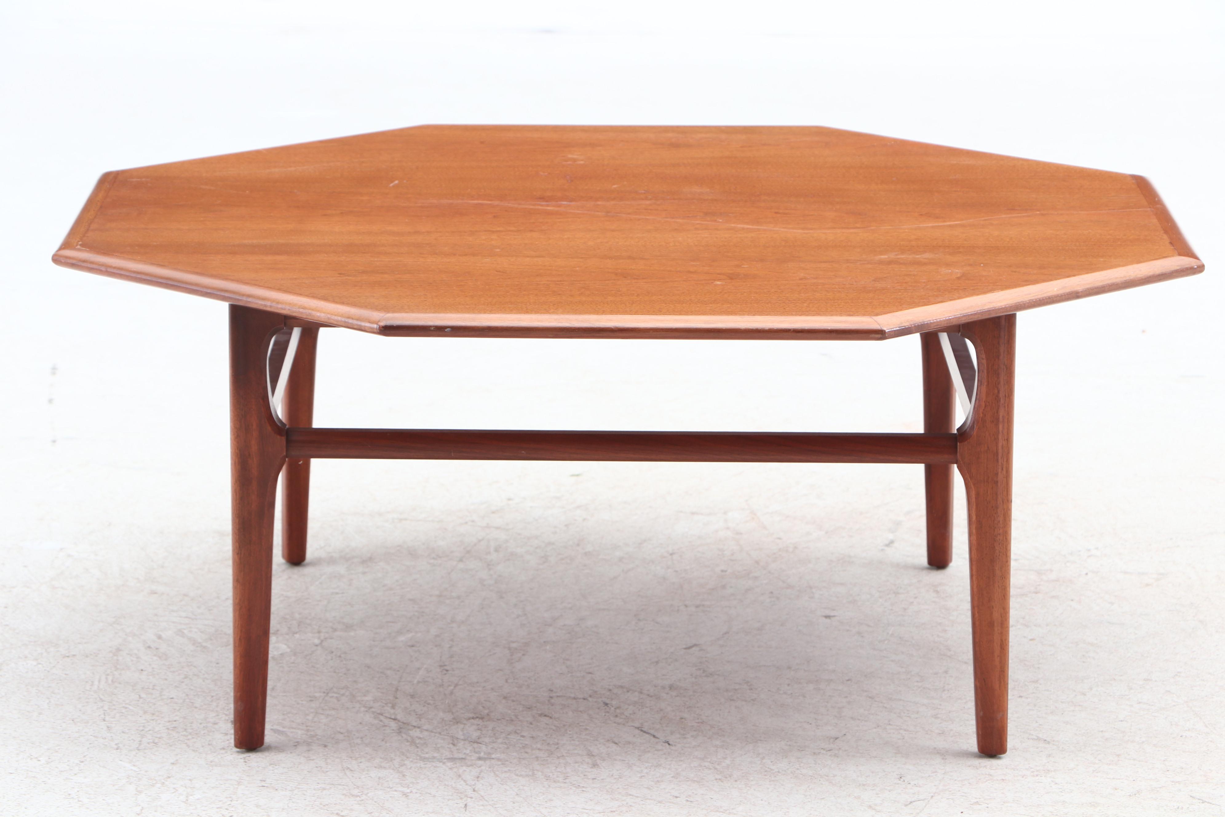 Danish Modern Octagonal Coffee Table