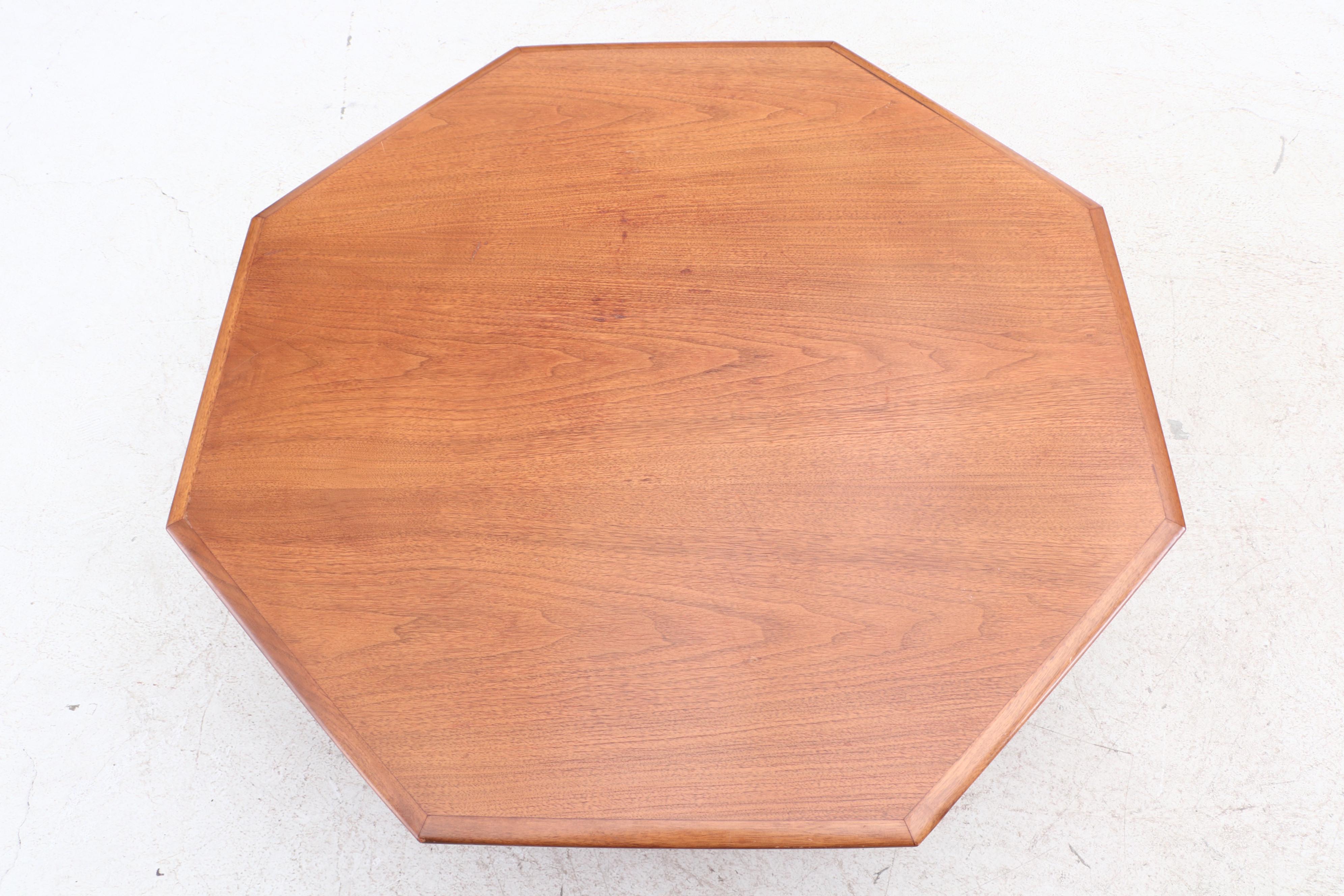 Danish Modern Octagonal Coffee Table
