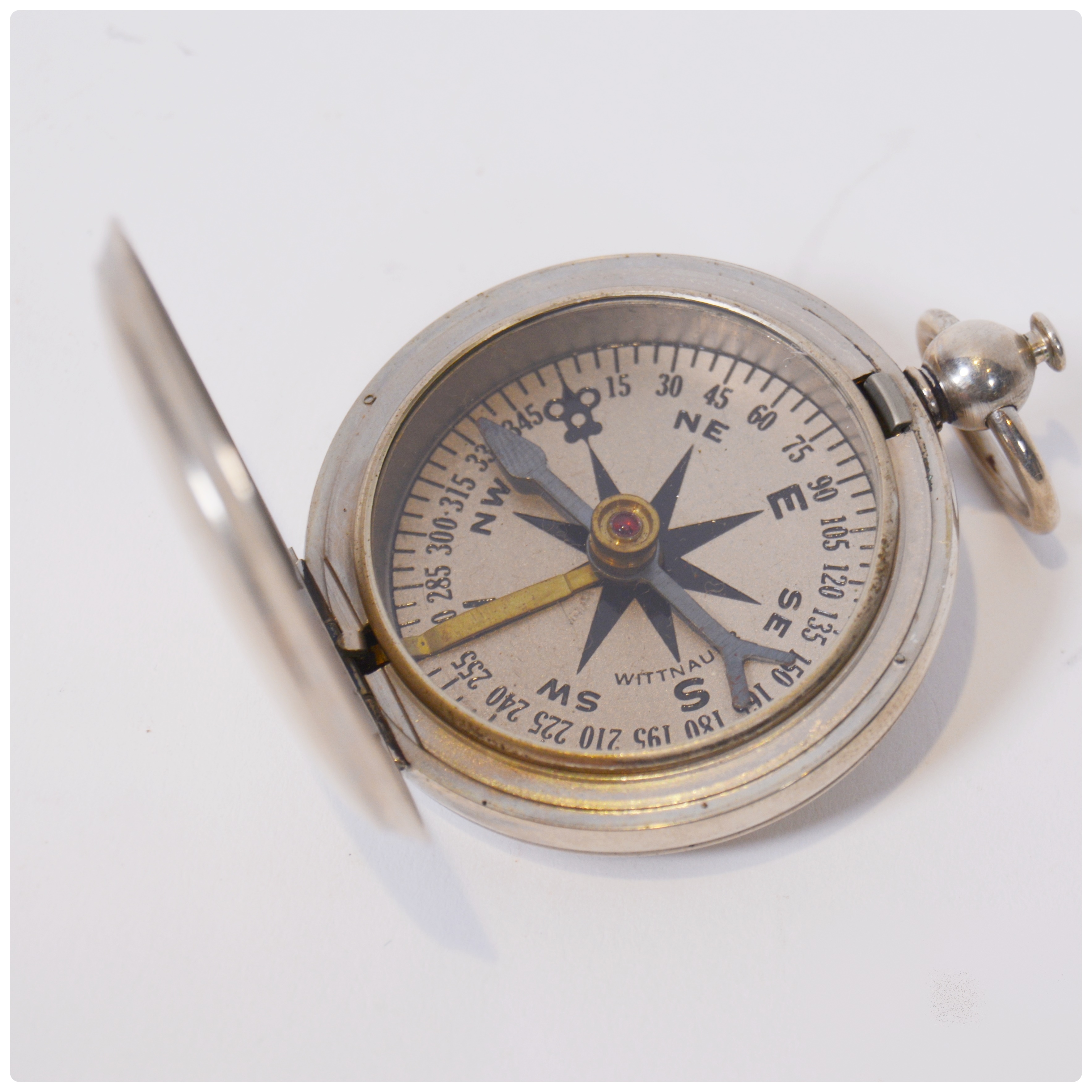 U.S. Military Wittnauer Field Pocket Compass