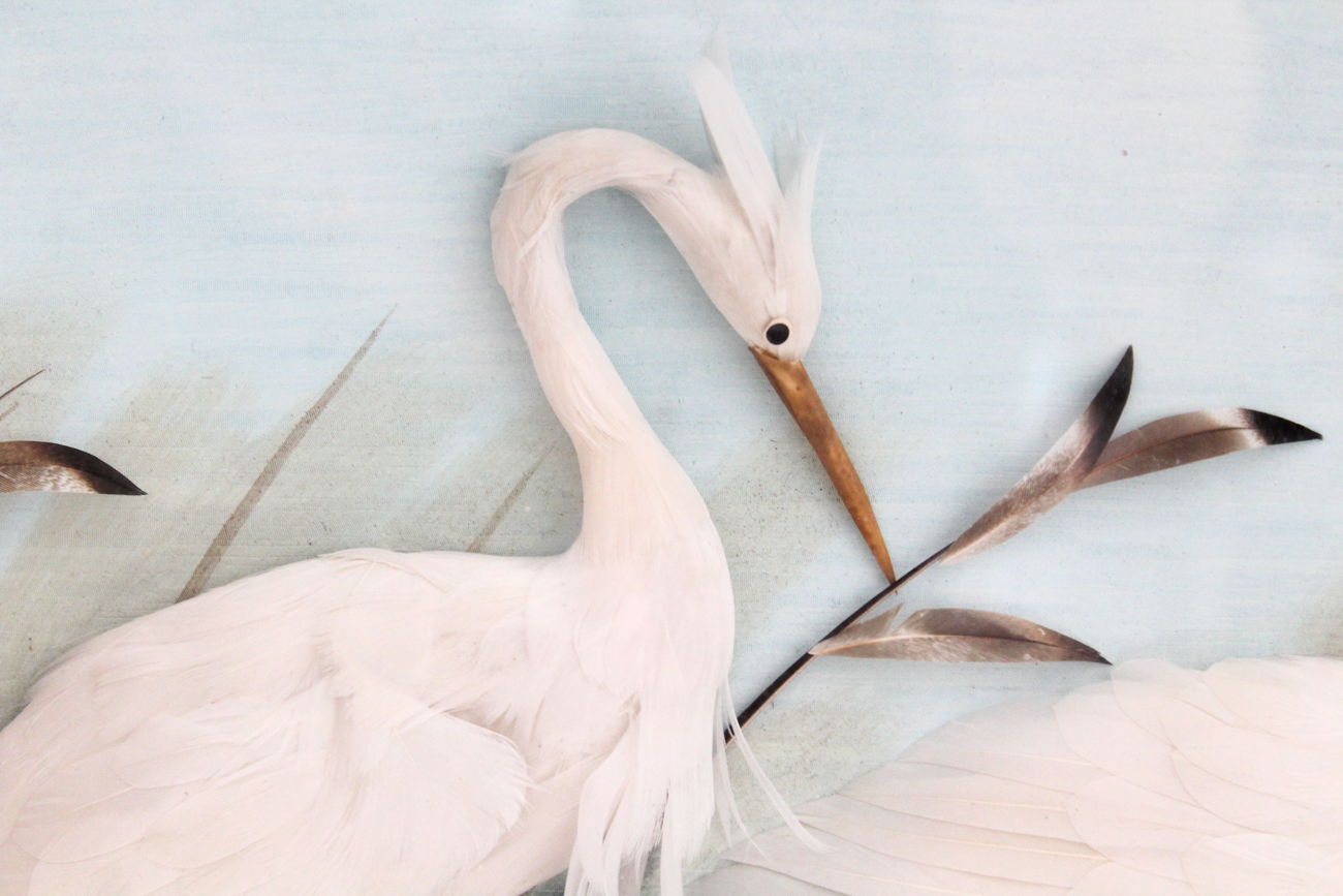 CAC Feather Artwork Herons
