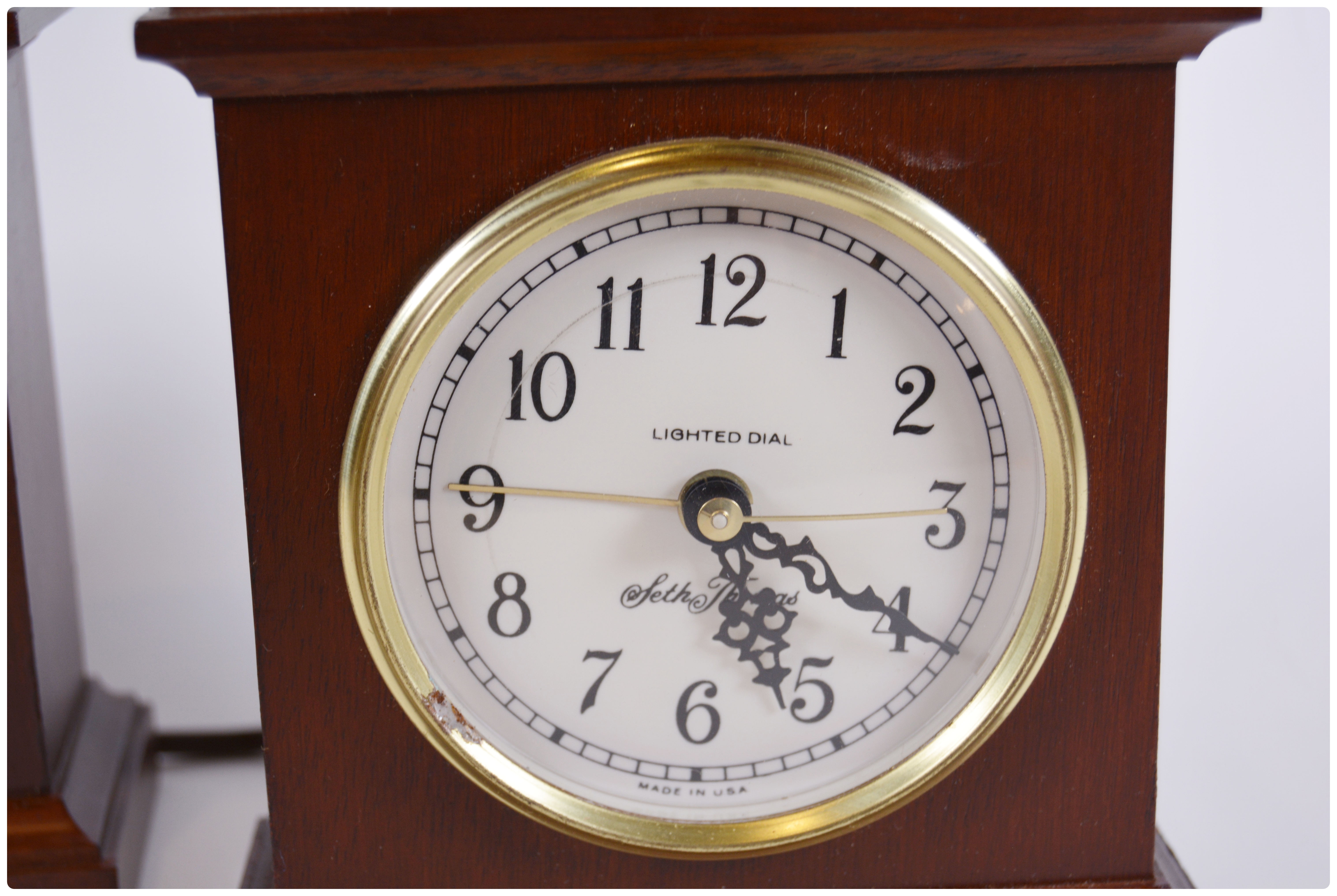 Seth Thomas "Buckingham" Electric Carriage Alarm Clocks