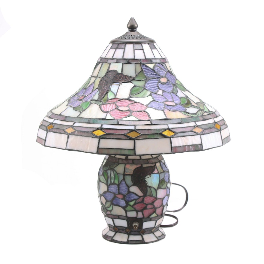 Contemporary Tiffany Style Stained Glass Table Lamp