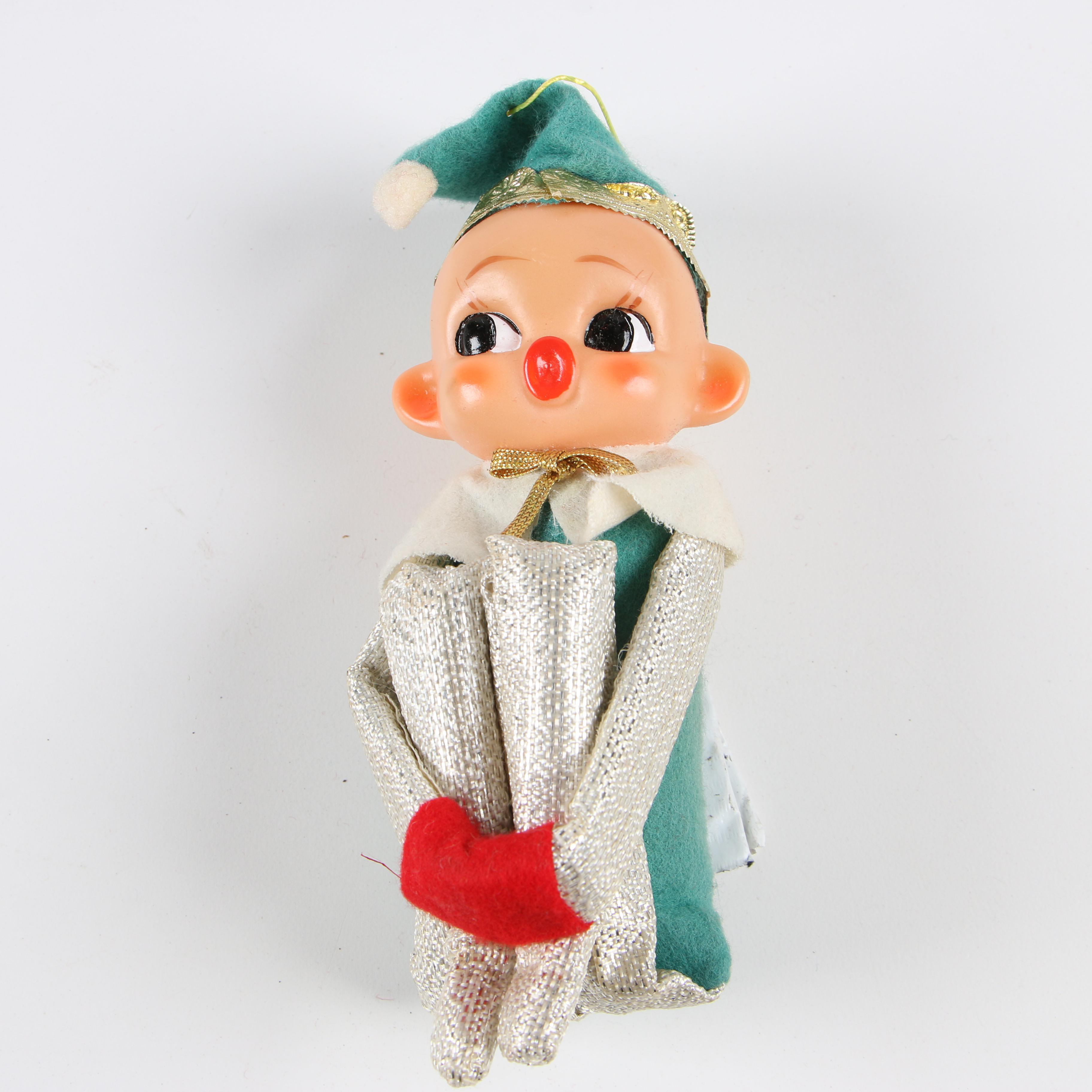 Elf Christmas Décor, Mid-Century