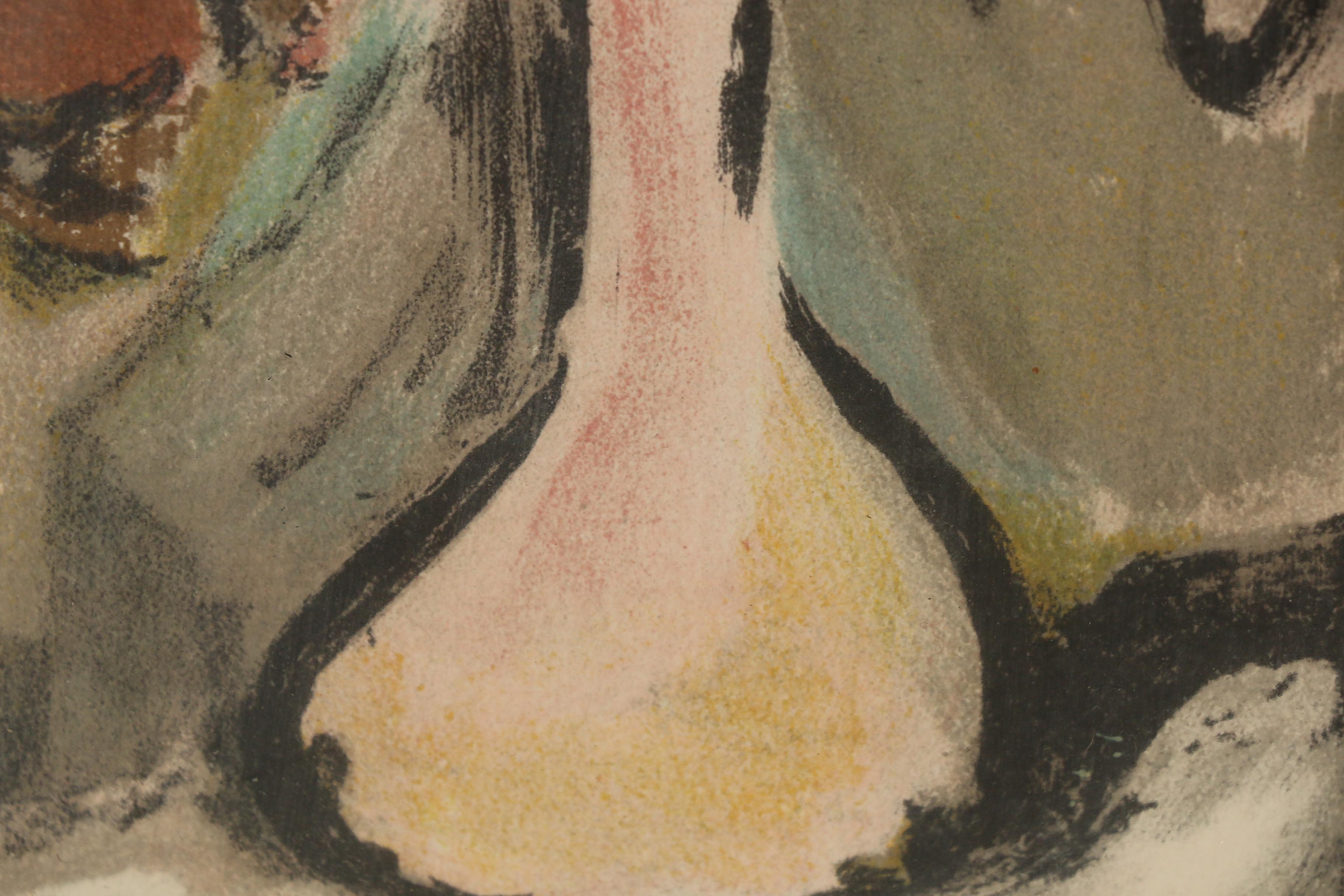 Georges Rouault 1938 Lithograph for "Verve"