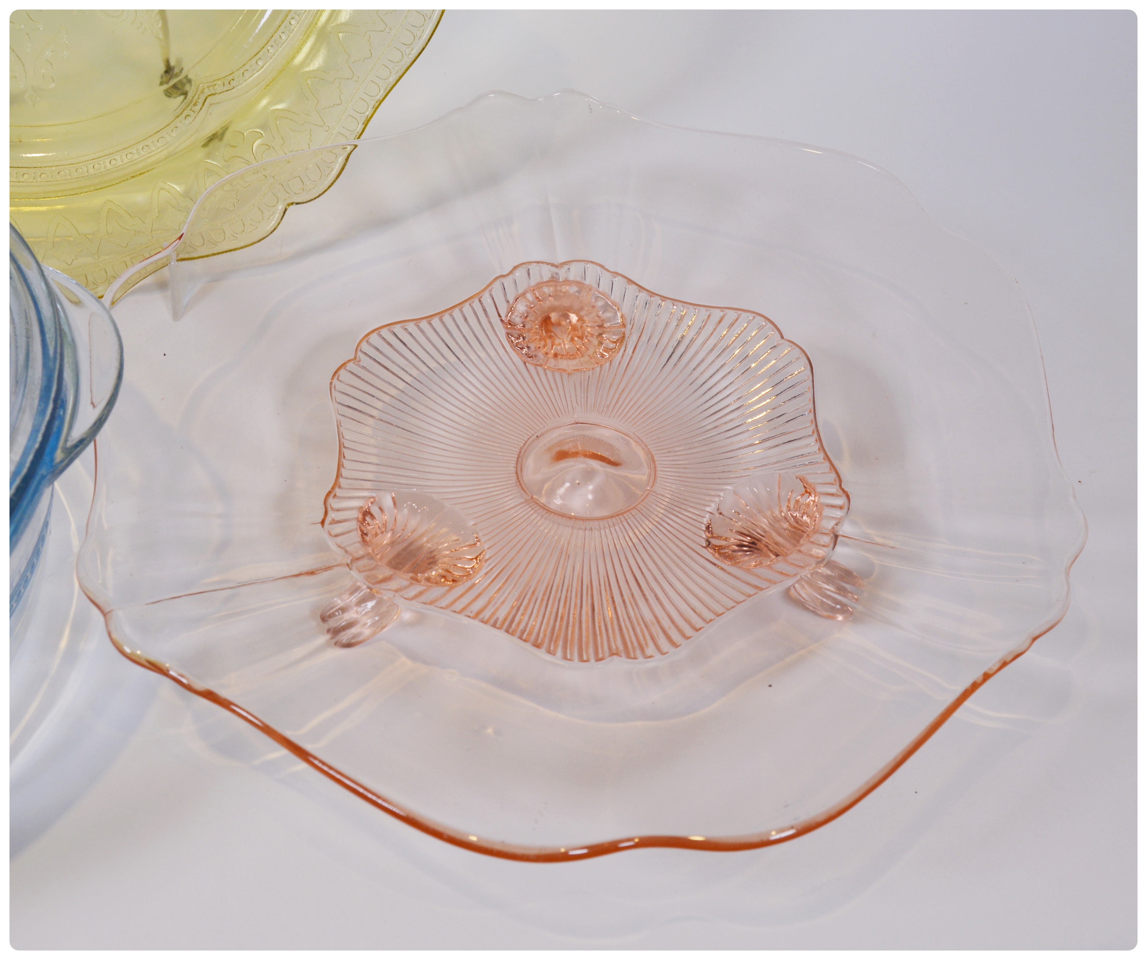 Colored Depression Ware Dinnerware