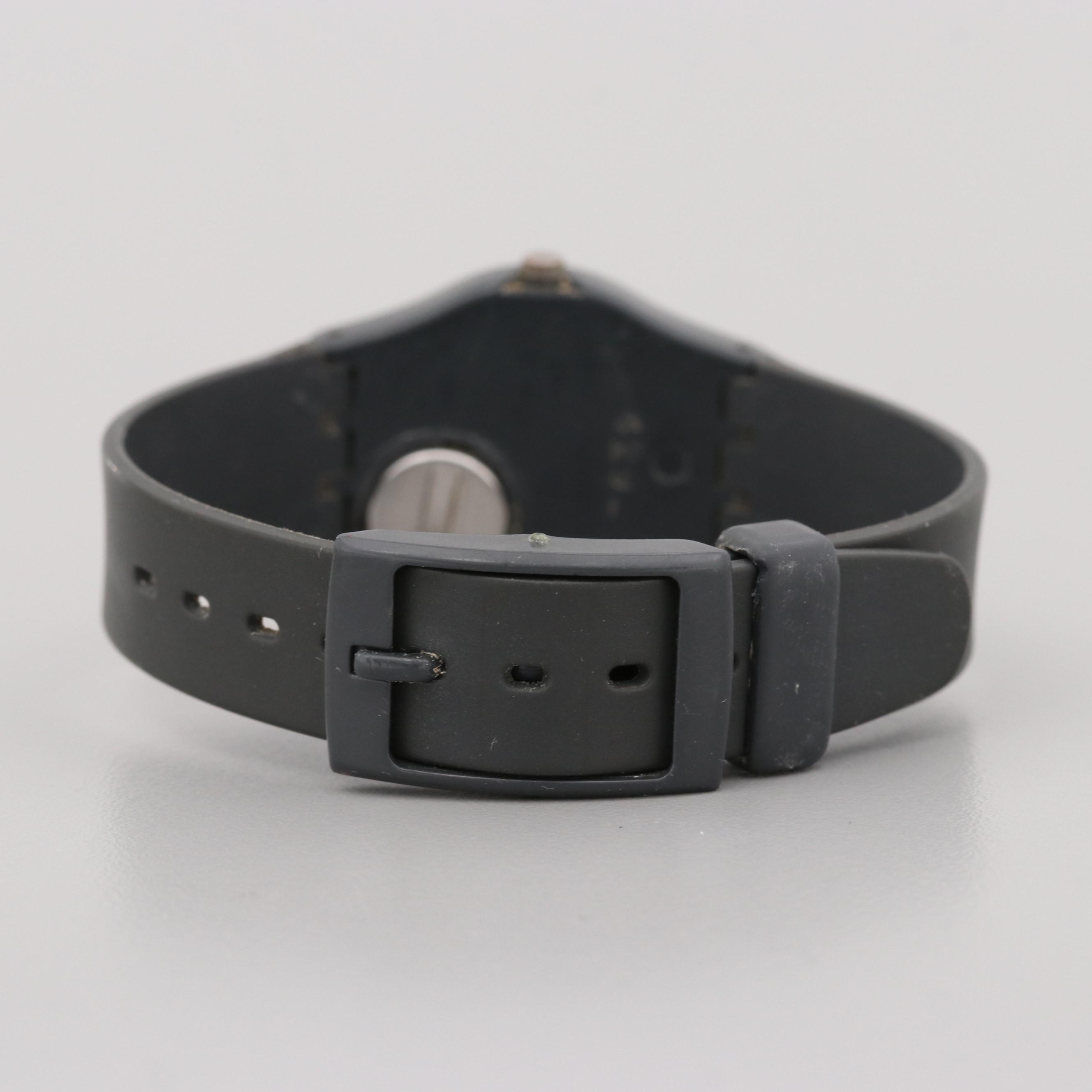 Swatch Silicone and Plastic Quartz Watch