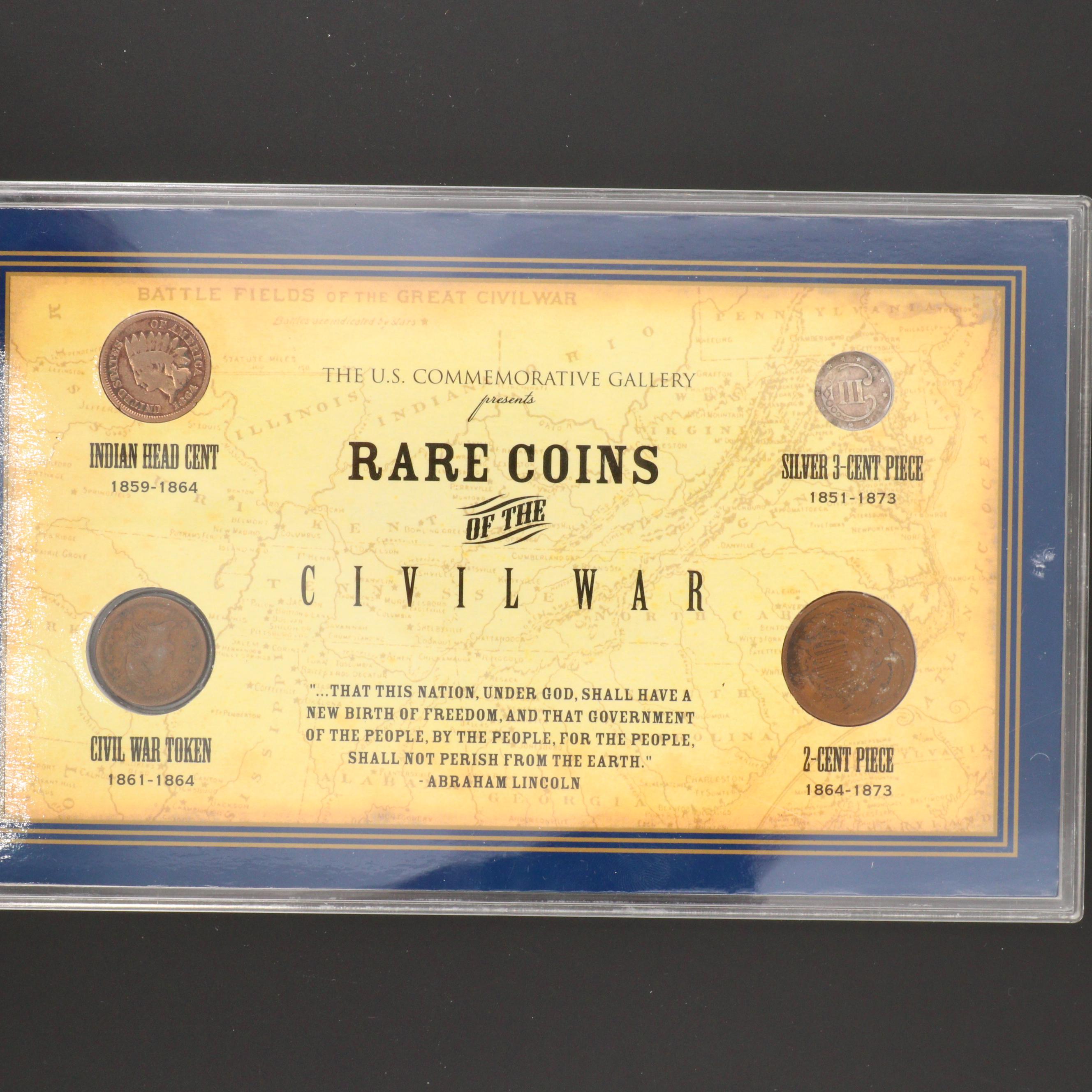 "Rare Coins of the Civil War" Coin Set