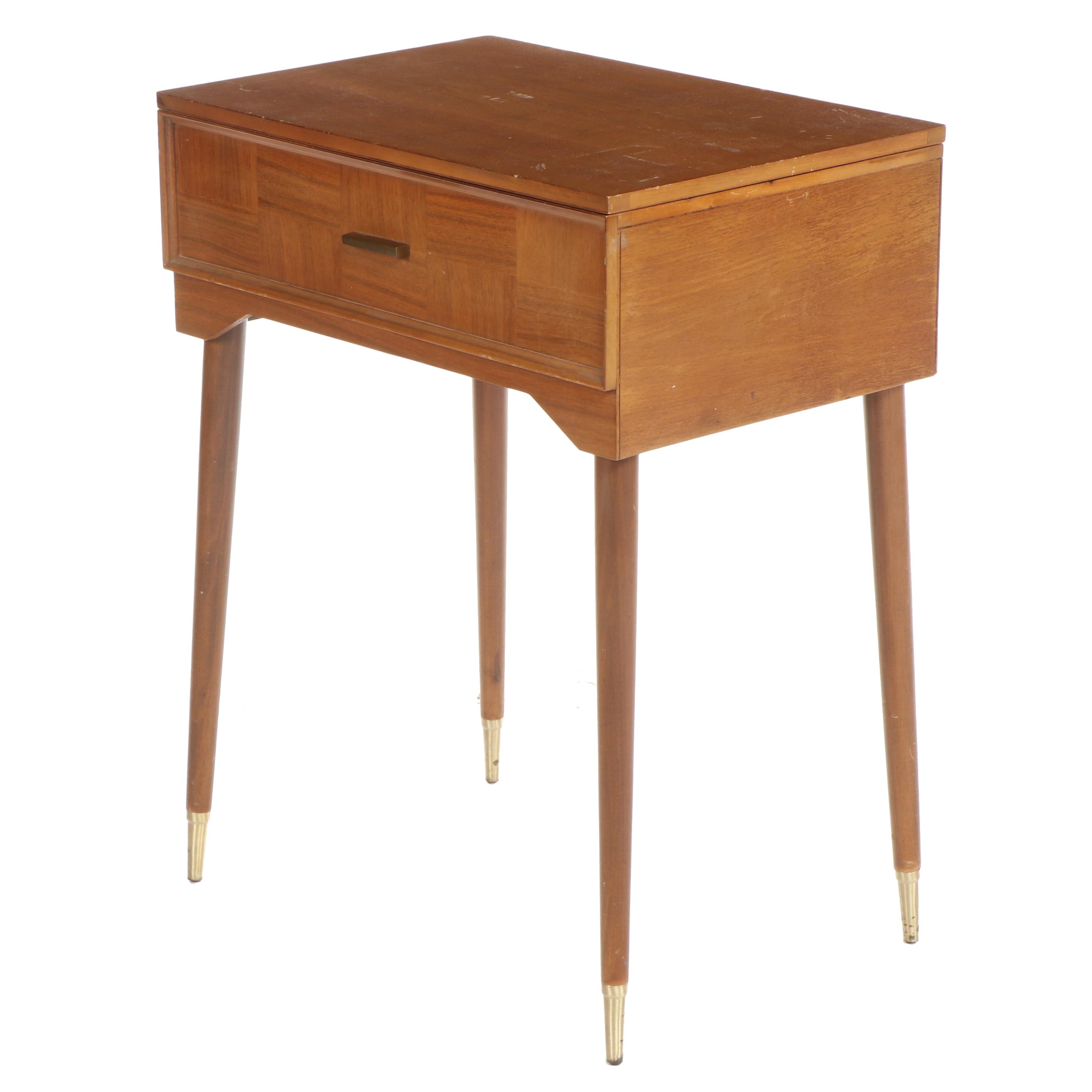 Mid Century Modern Singer 500A Sewing Machine in Table