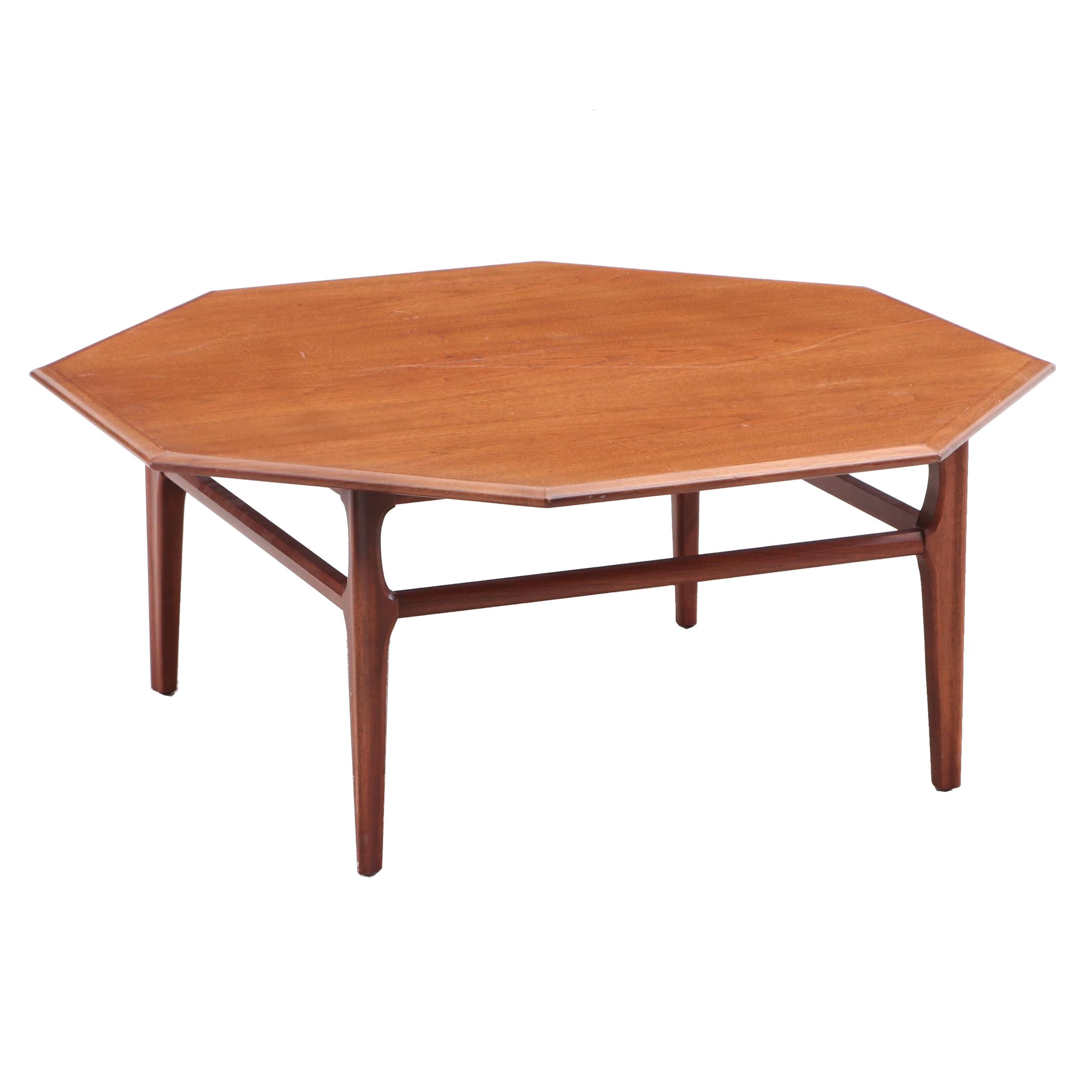 Danish Modern Octagonal Coffee Table