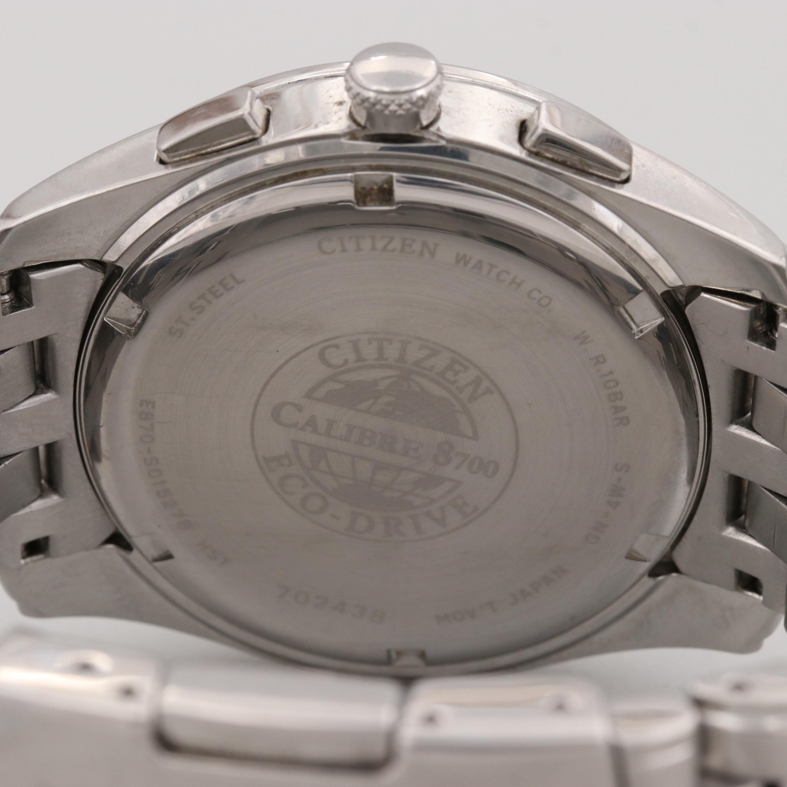 Citizen Eco-Drive Stainless Steel Perpetual Calendar Watch
