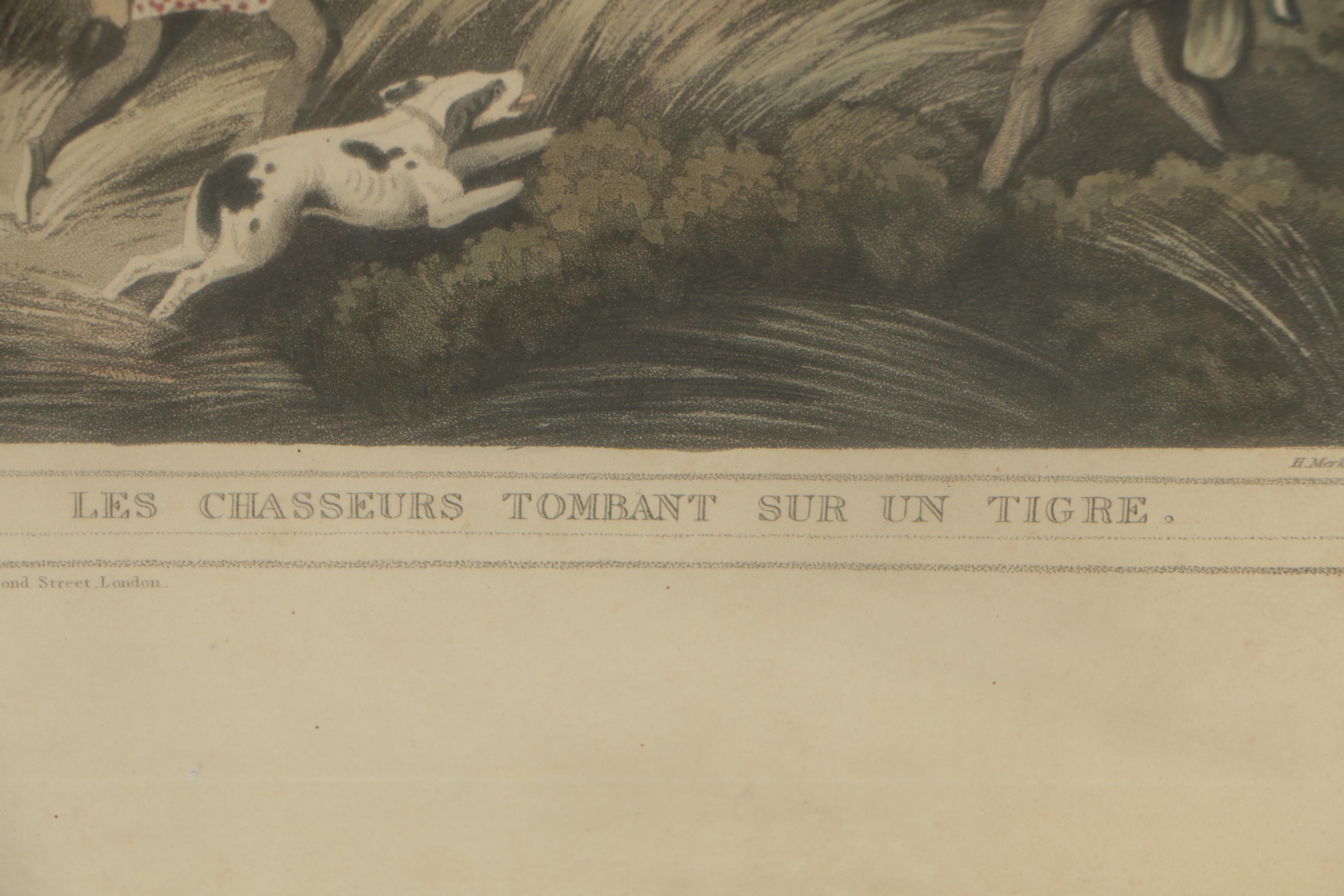 H. Merke Etchings after Samuel Howitt from "Oriental Field Sports"
