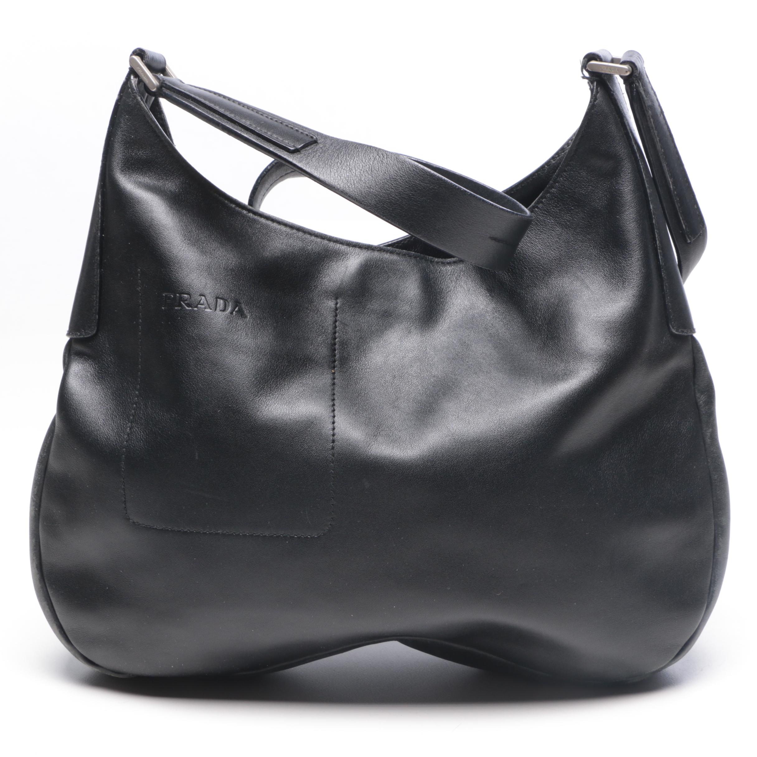 Prada Black Leather Handbag