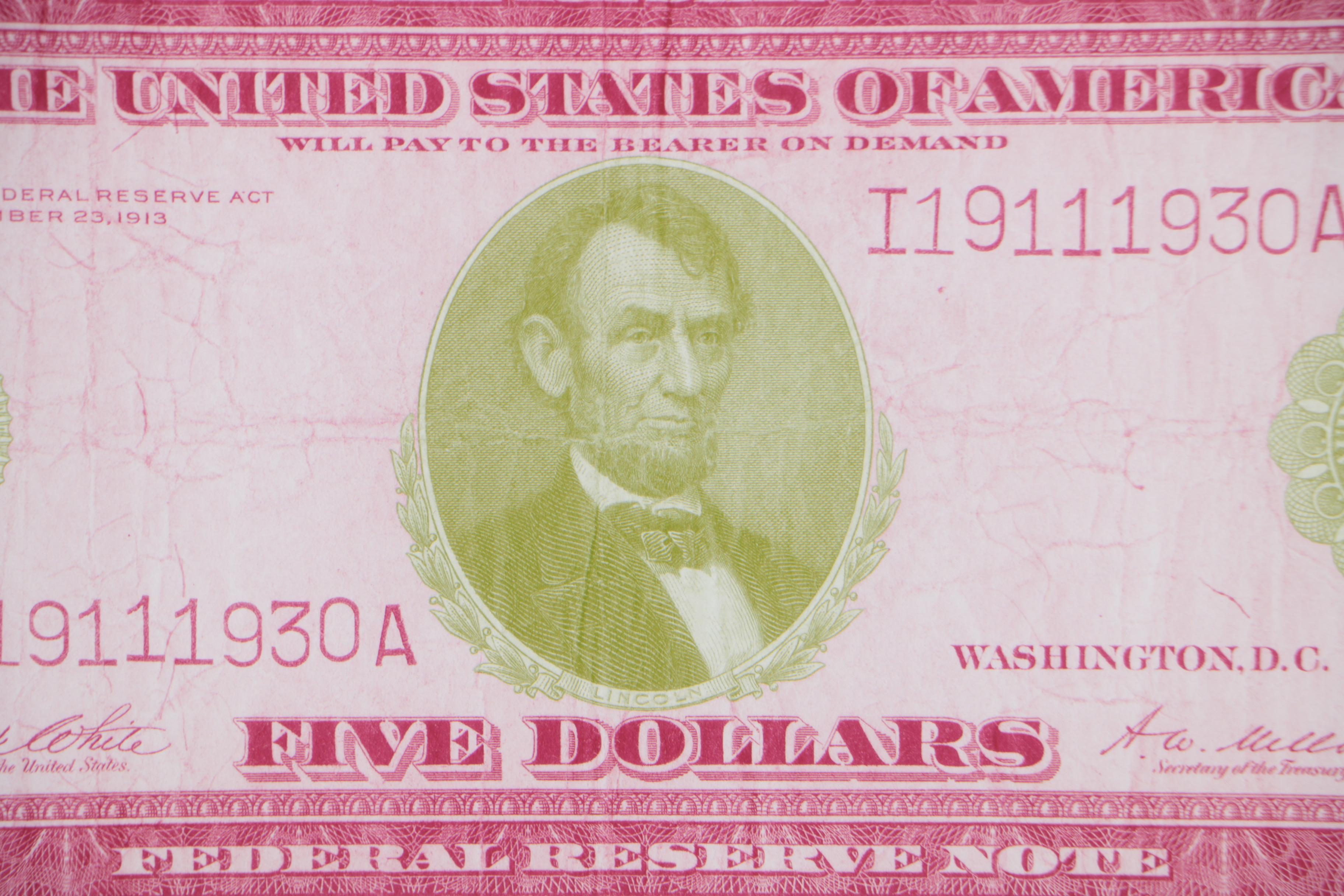 Giclées after Early 20th Century United States Currency