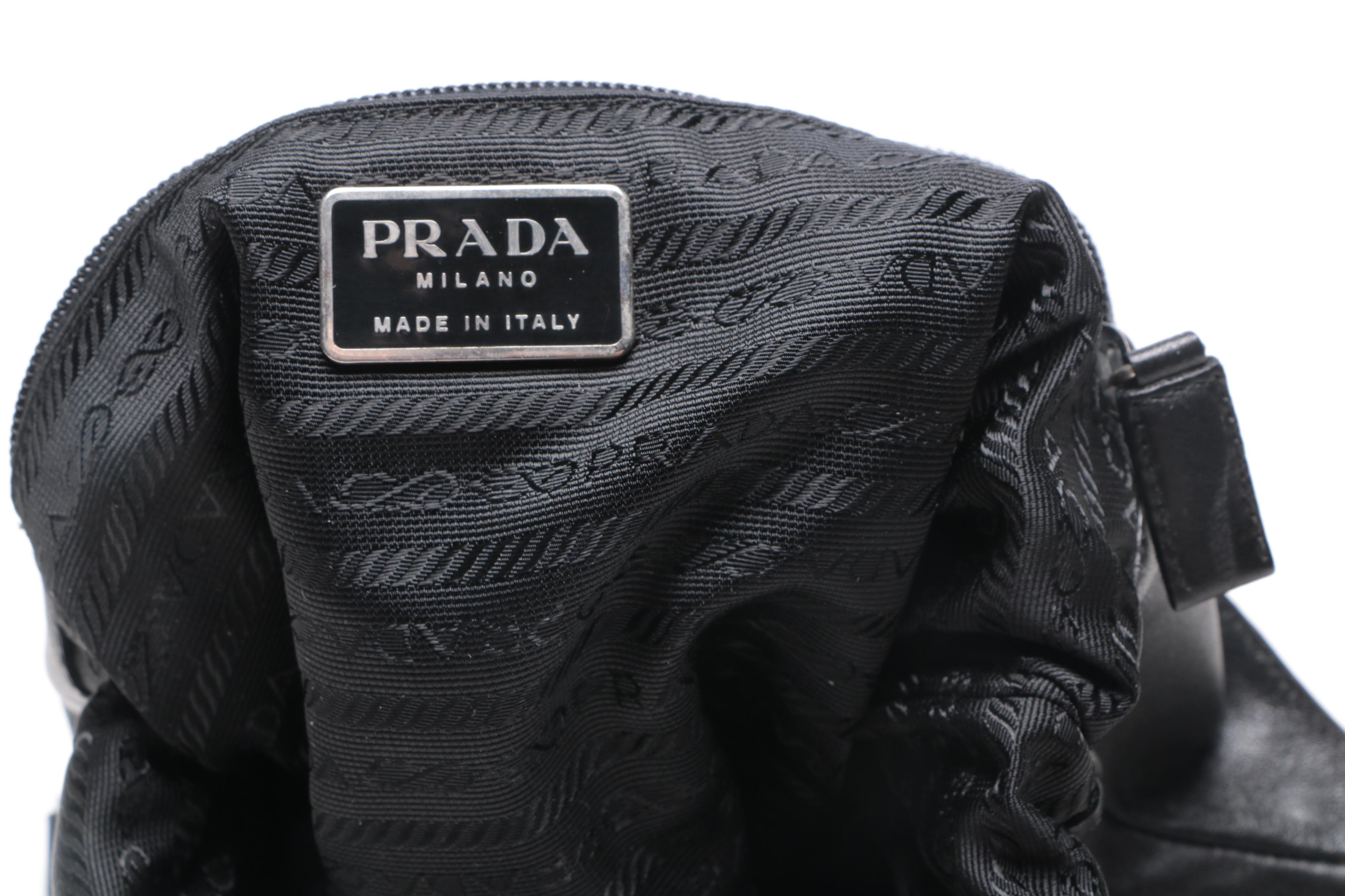 Prada Black Leather Handbag
