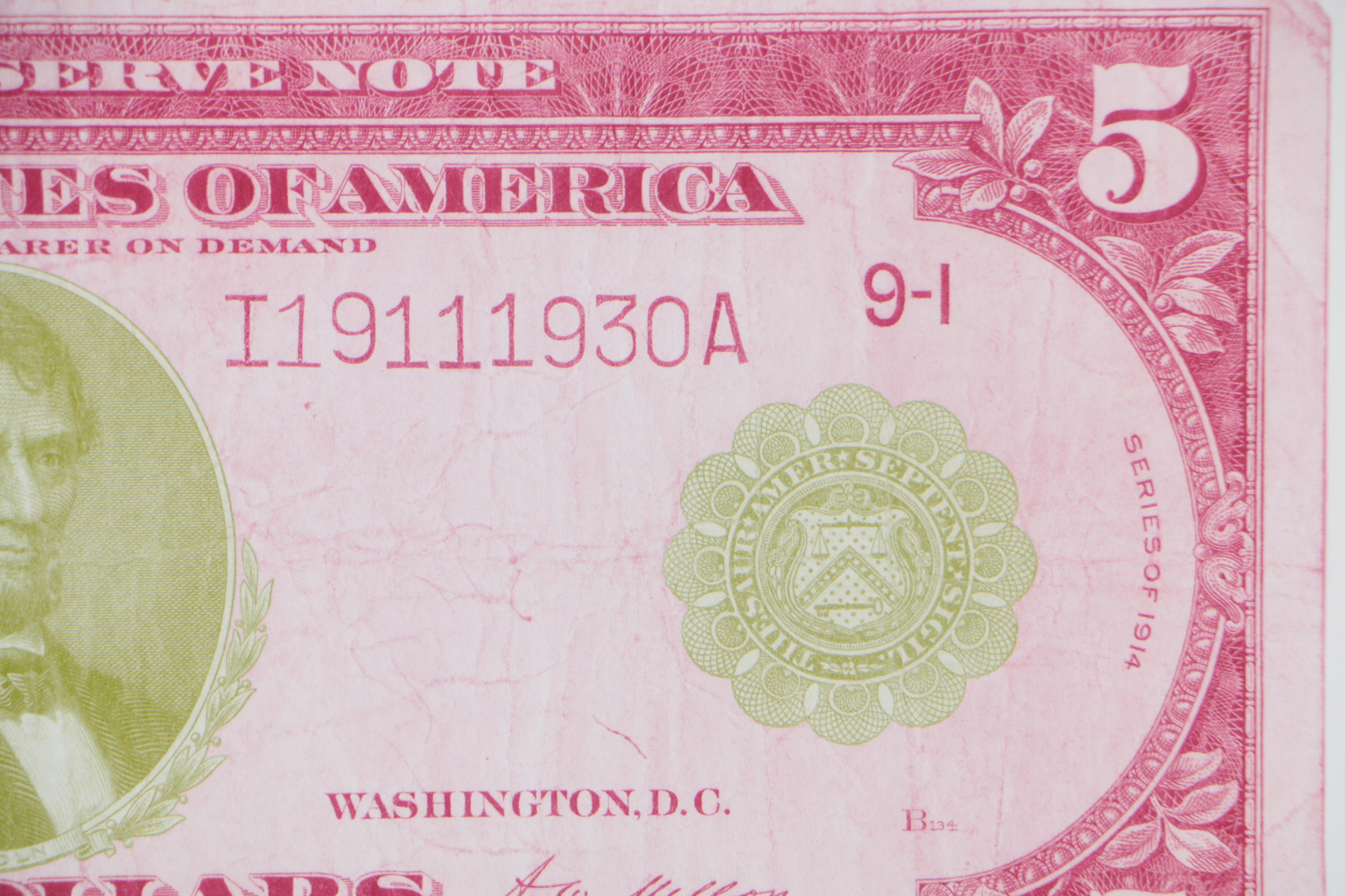 Giclées after Early 20th Century United States Currency
