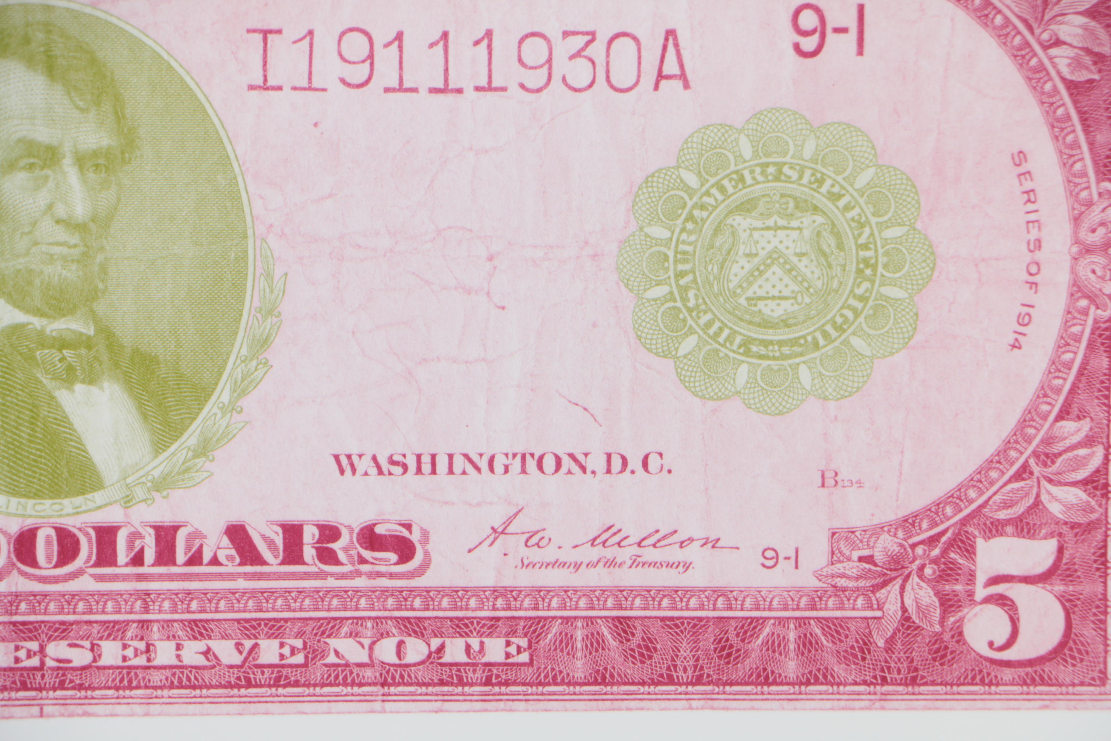 Giclées after Early 20th Century United States Currency