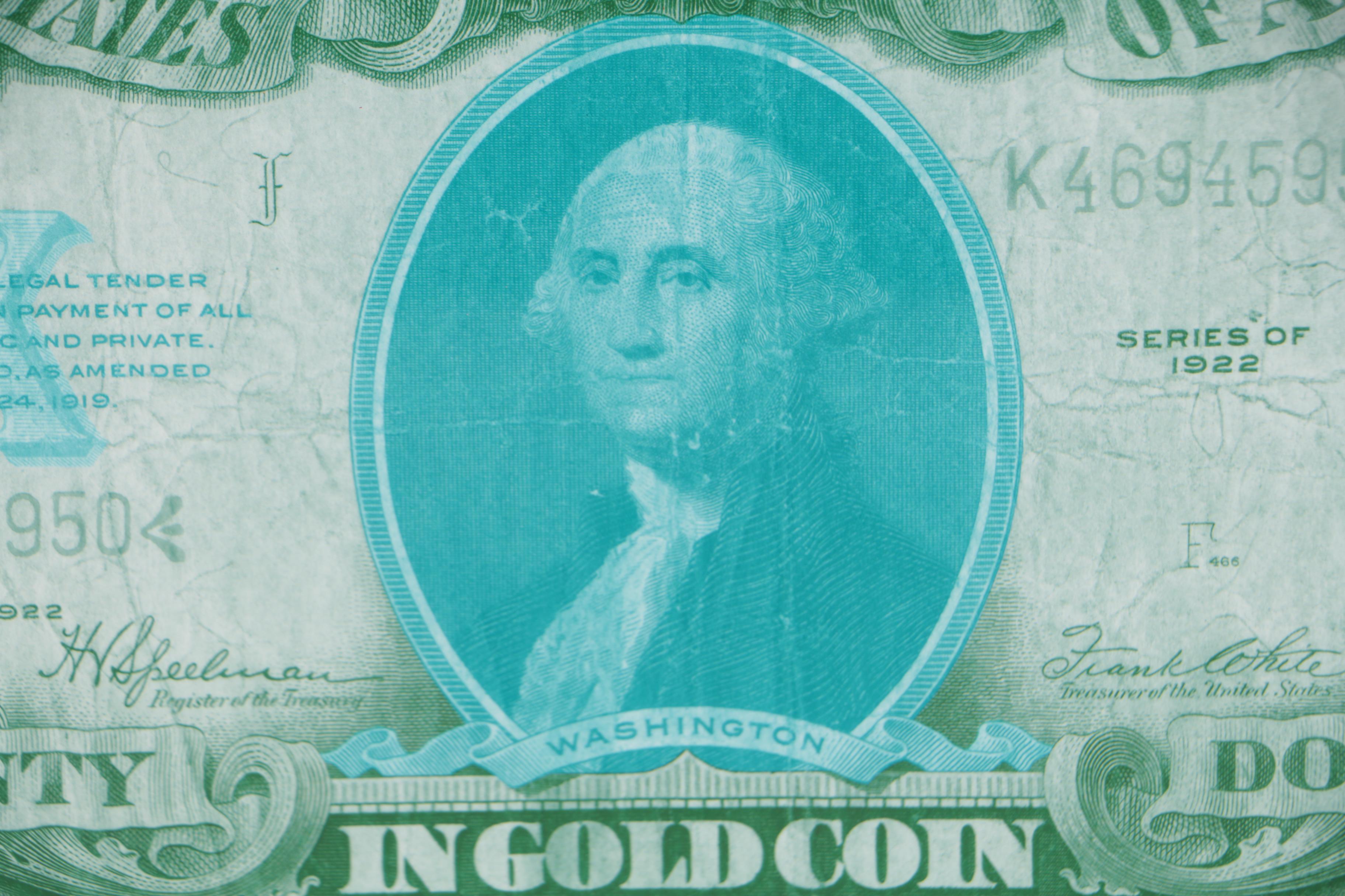 Giclées after Early 20th Century United States Currency