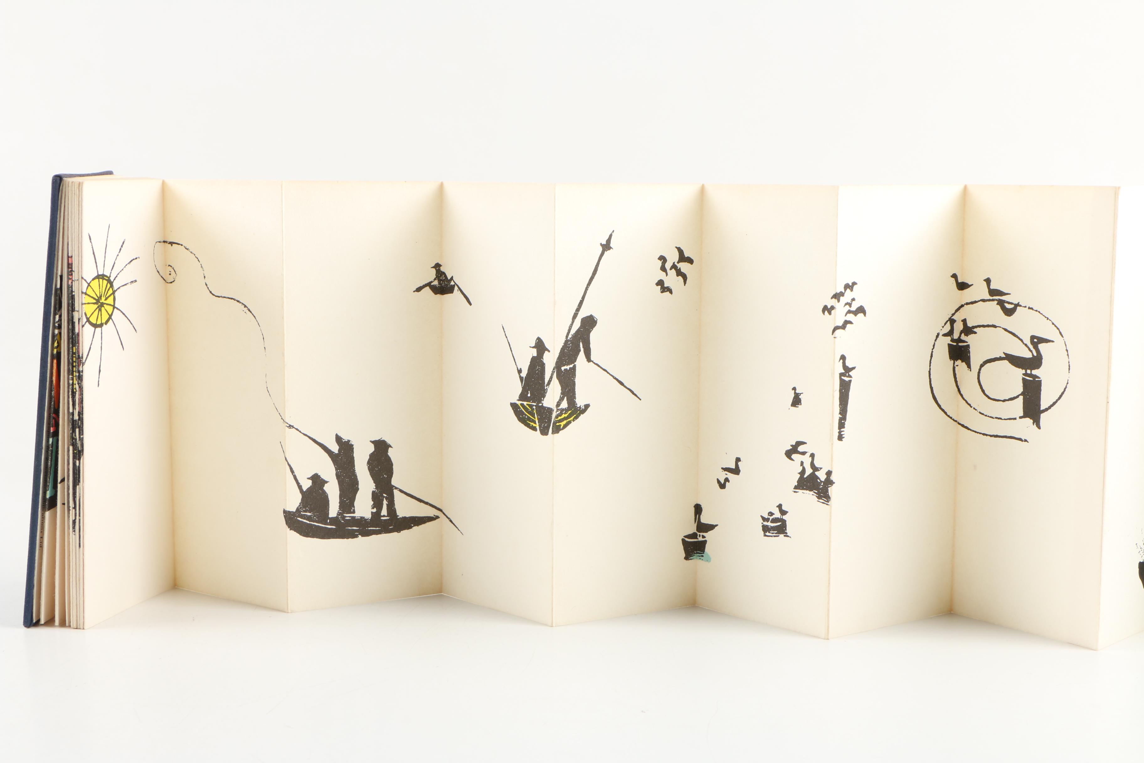 1964 First Edition "A Sunday in Monterey" by Antonio Frasconi