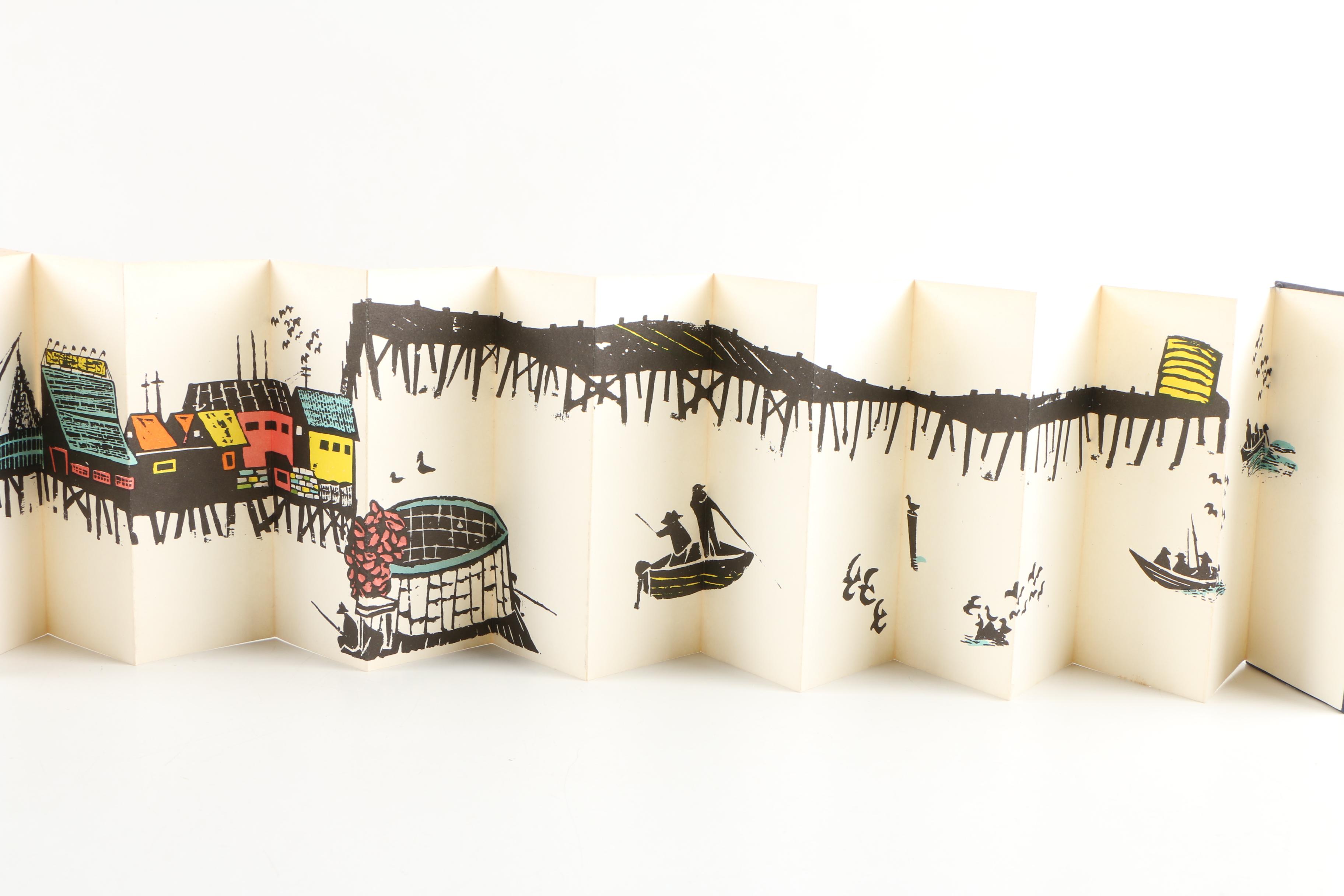 1964 First Edition "A Sunday in Monterey" by Antonio Frasconi