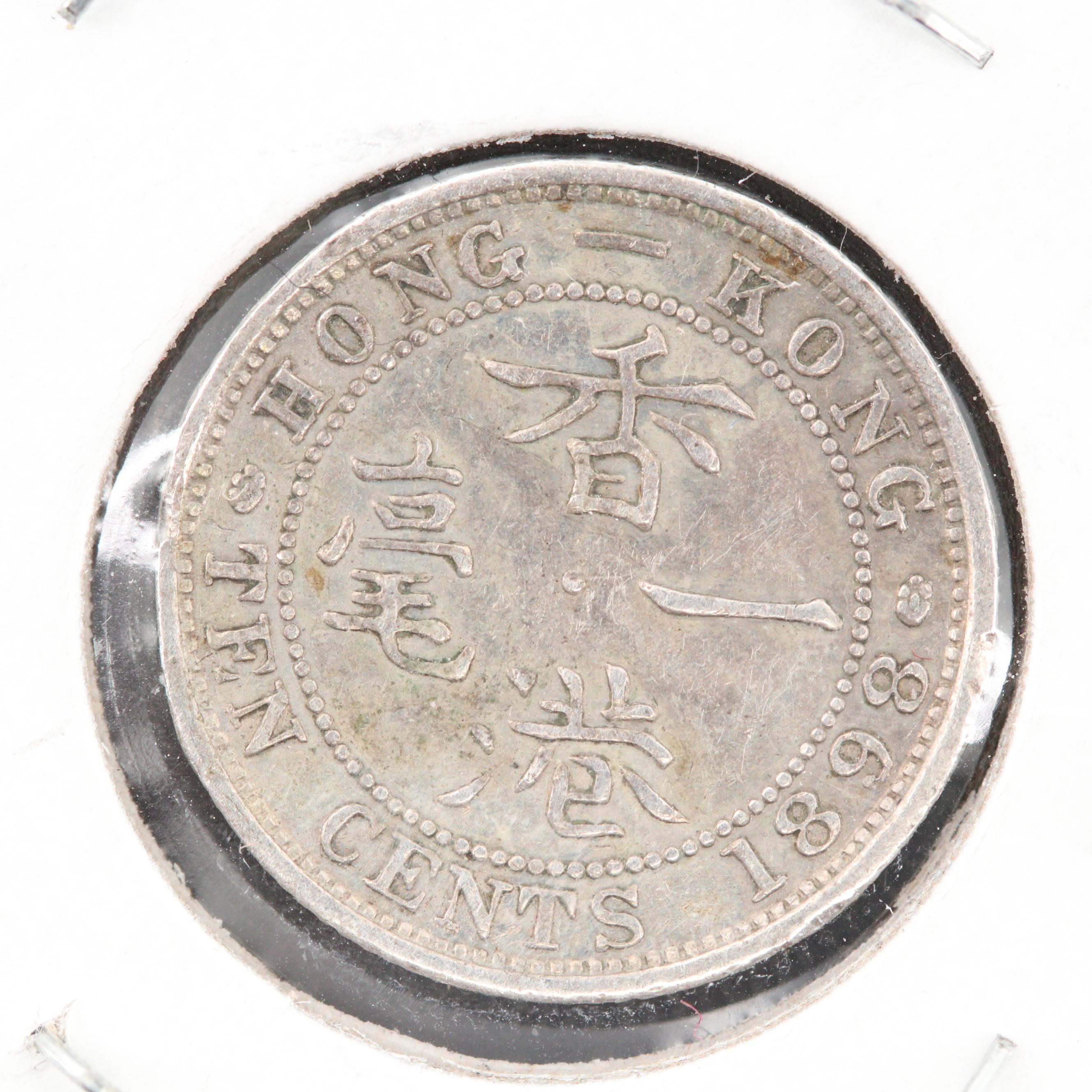 Fourteen Foreign Silver Coins